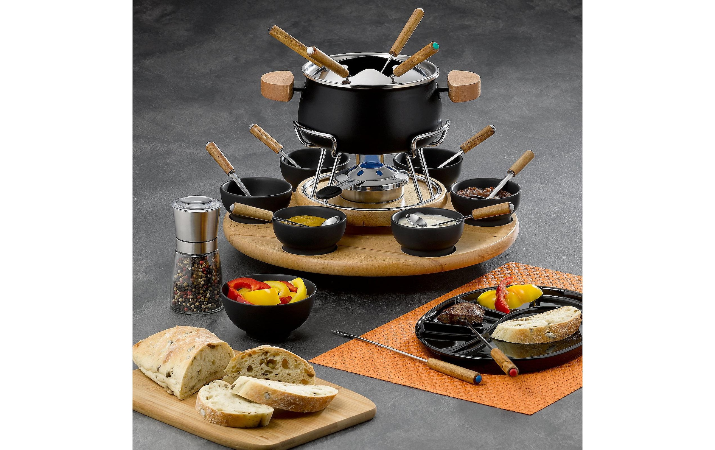 kela Fondue »Natura 23 Teile«, Holzart: Buche (Polen)