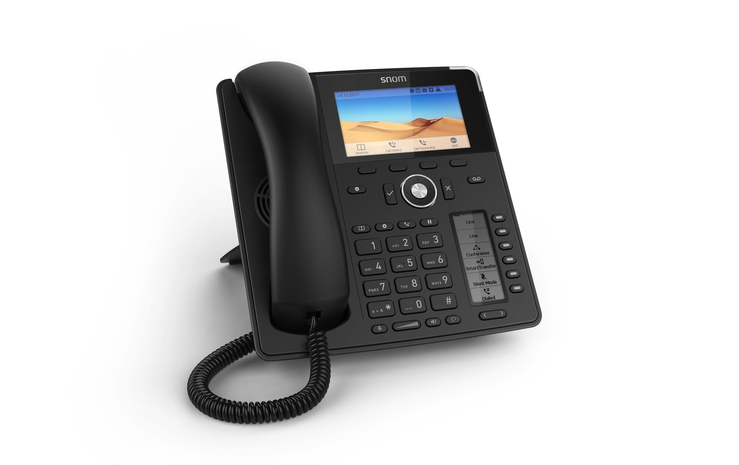Snom Festnetztelefon »D785 Schwarz«
