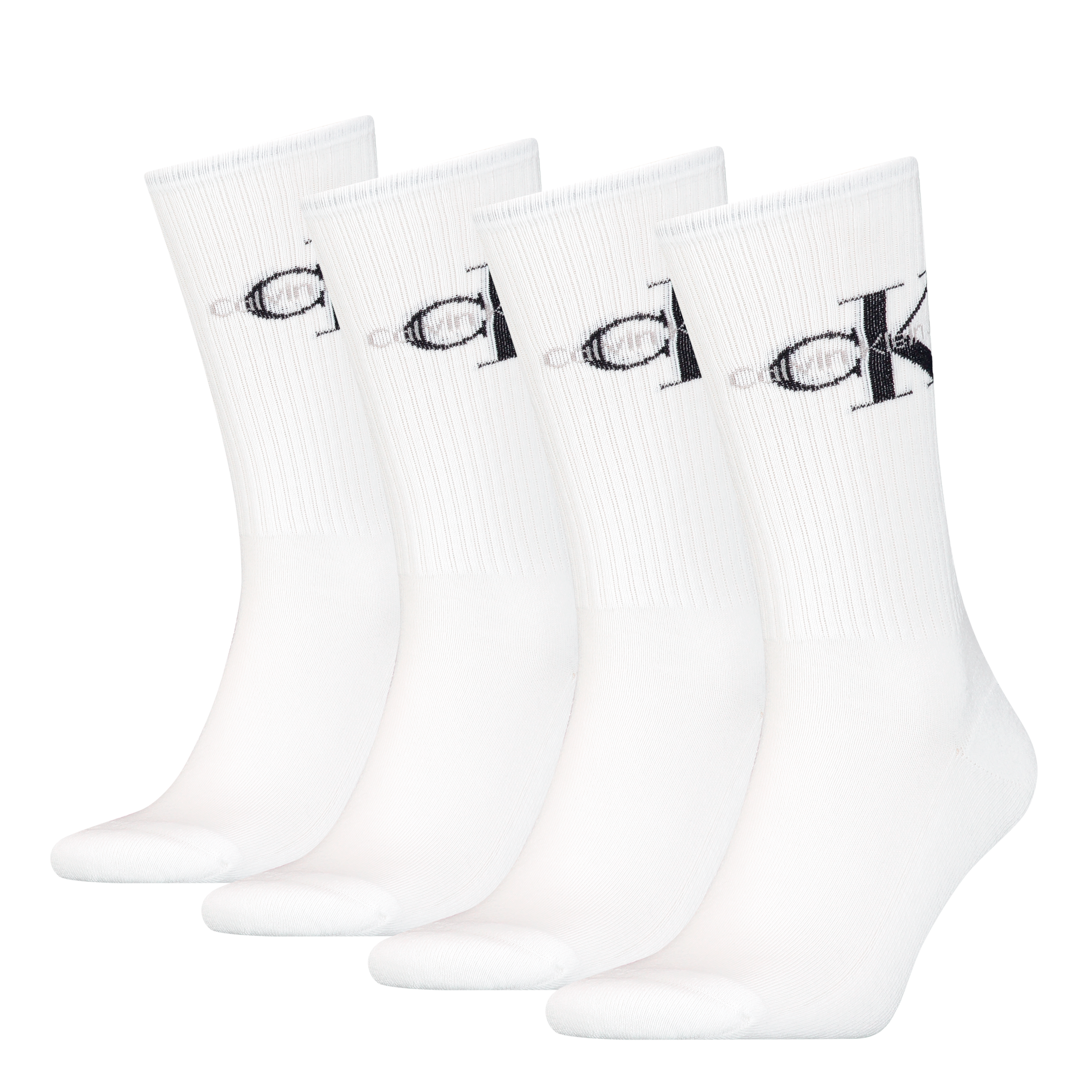 Image of Calvin Klein Jeans Socken "CKJ MEN SOCK 4P MONOGRAM ECOM" 4 Paar, mit Logo am Schaft