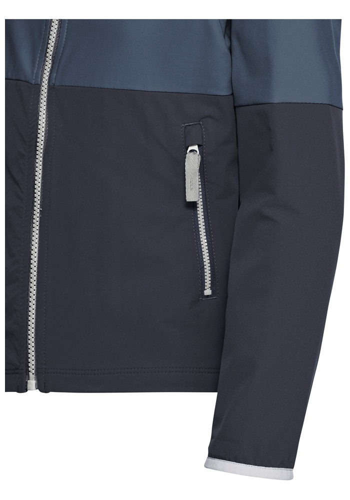 Jack Wolfskin Veste softshell »SANDBIRD HOODED JKT K« mit Kapuze Winddicht, atmungsaktiv, Übergangsjacke