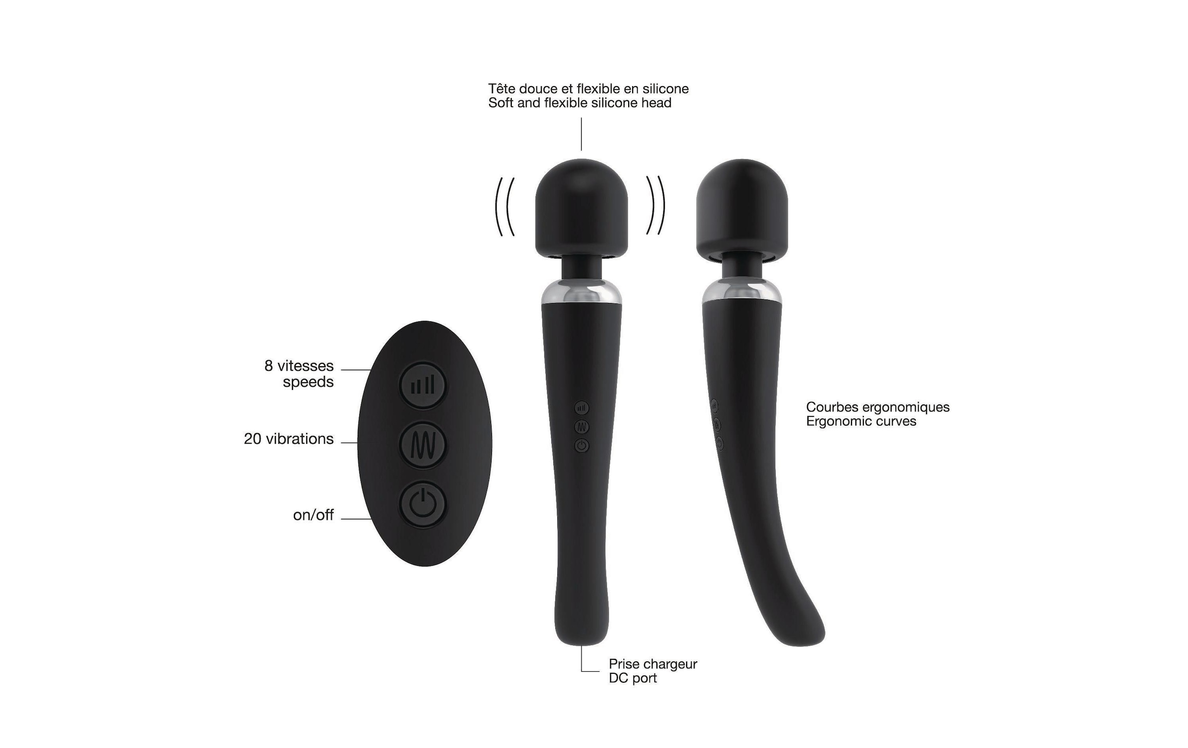 Wand Massager »Marc Dorcel Stabvibrator MegaWand«