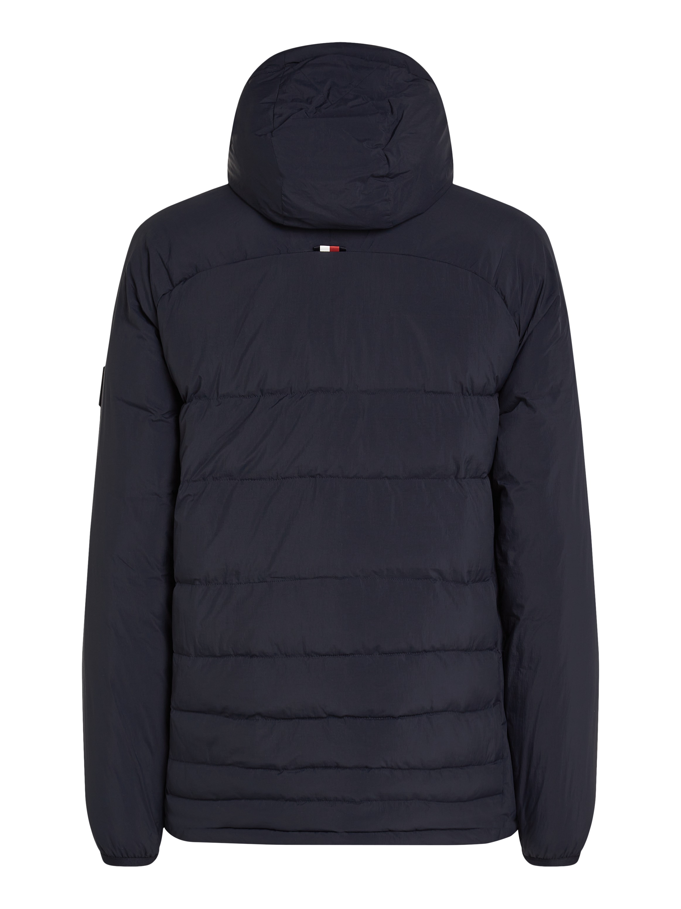 Tommy Hilfiger Steppjacke »MIX QUILT HOODED JACKET«, mit Kapuze, mit Raglanärmeln