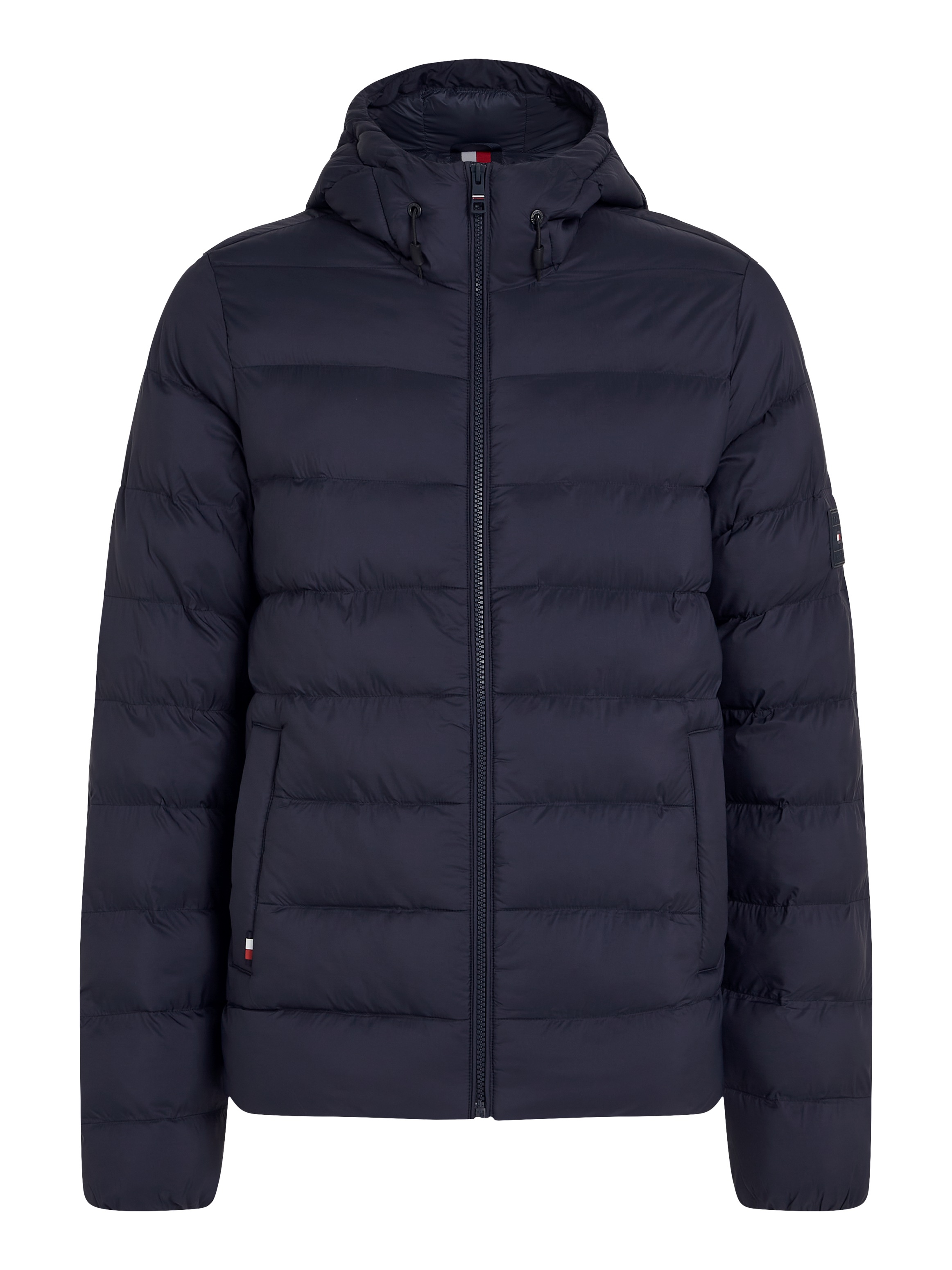 Tommy Hilfiger Steppjacke »MID WEIGHT HOODED JACKET«, mit Kapuze