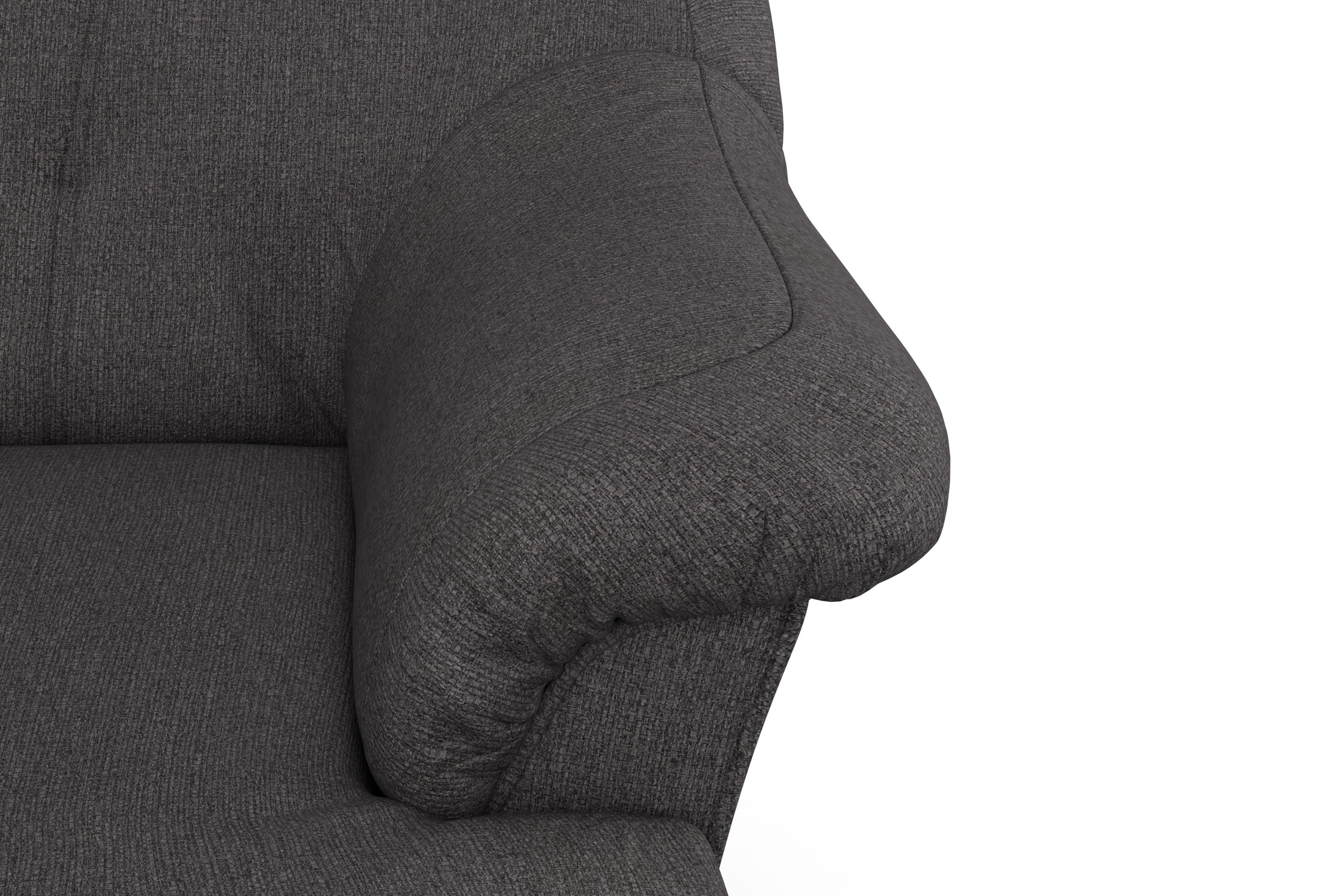 DOMO collection Wohnlandschaft »Pegnitz, zeitlos und modern, mit attraktiver Rückensteppung, U-Form«, wahlweise mit Bettfunktion