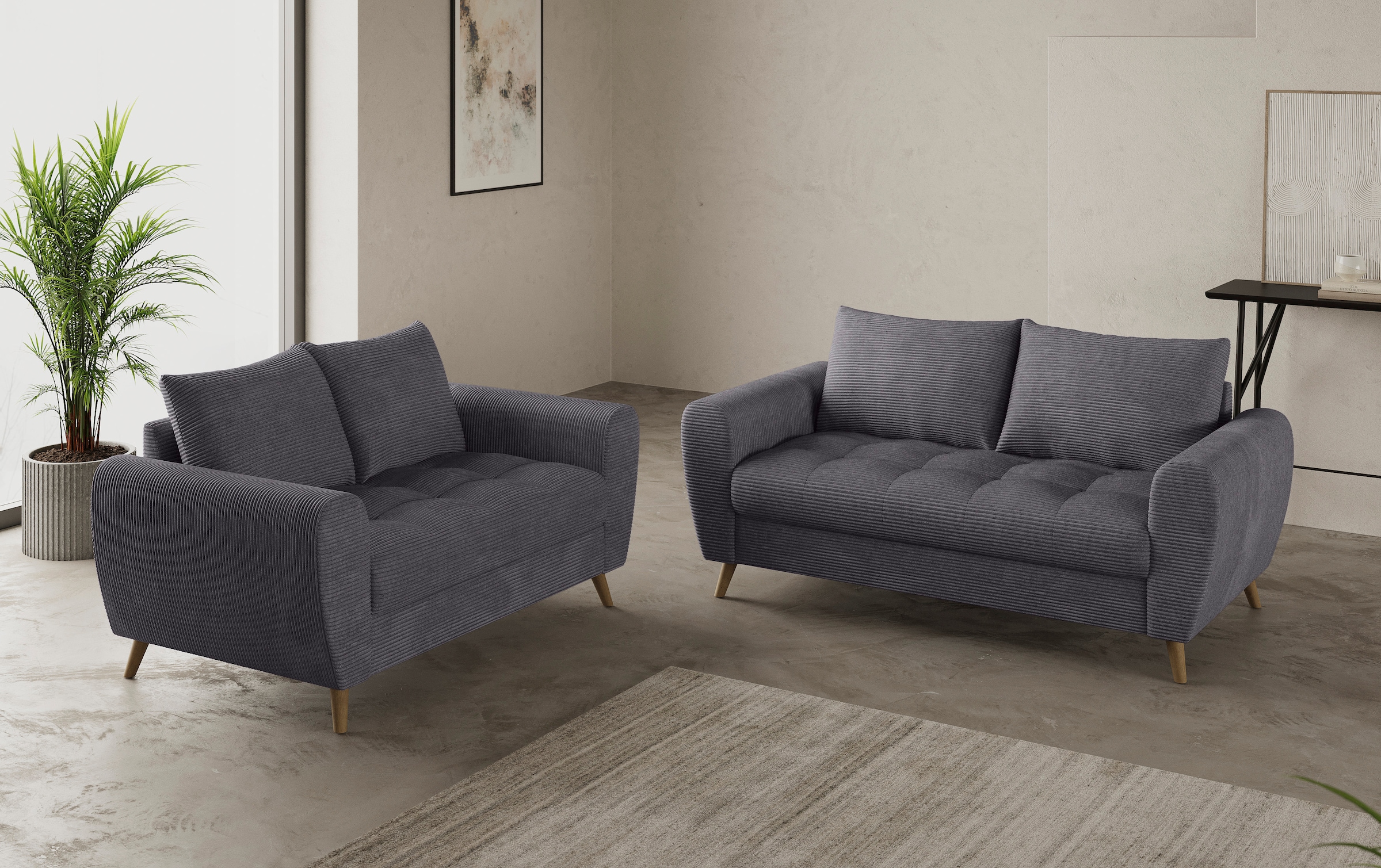 Mr. Couch 2,5-Sitzer »Blackburn II«, Mit Kaltschaumpolsterung bis 140 kg belastbar