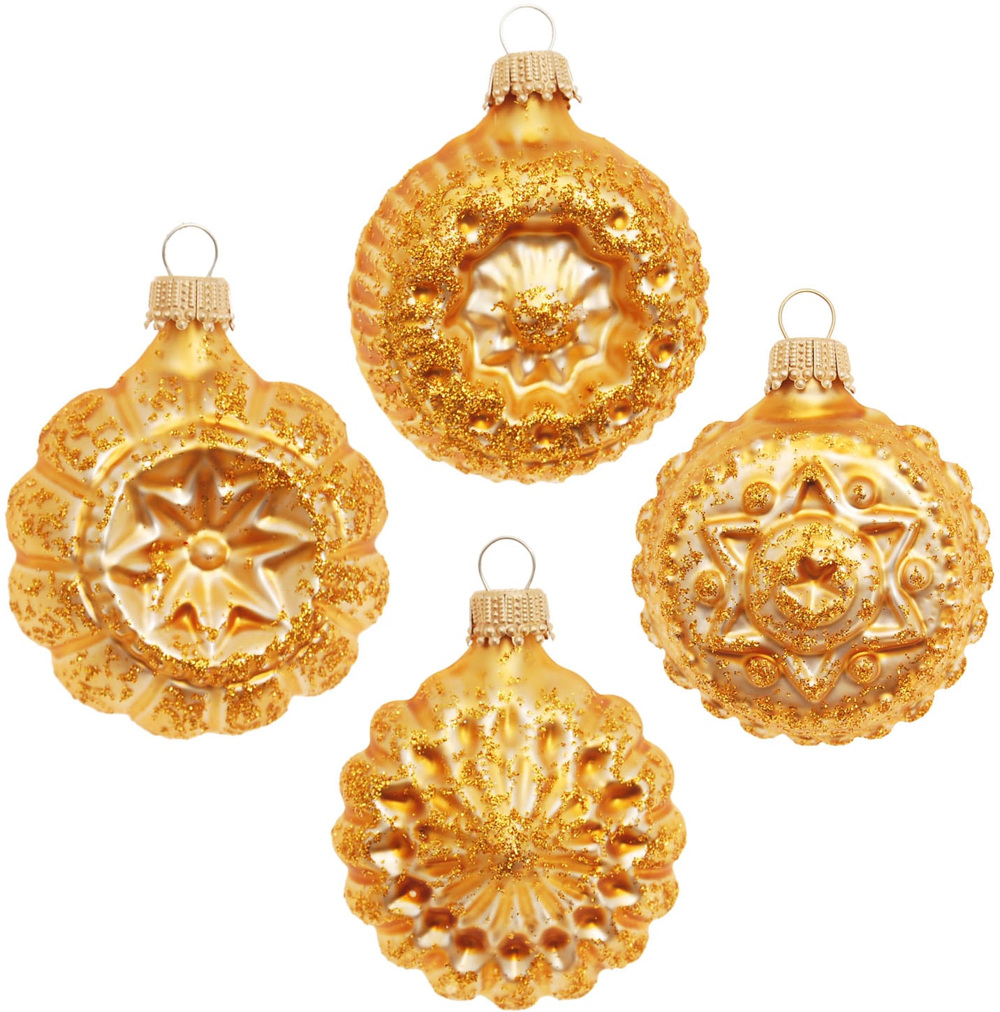 Krebs Glas Lauscha Christbaumschmuck »Glaskugelformen, Breite ca. 5 cm« Weihnachtsdeko, Christbaumkugeln aus Glas, Weihnachtsbaumkugel