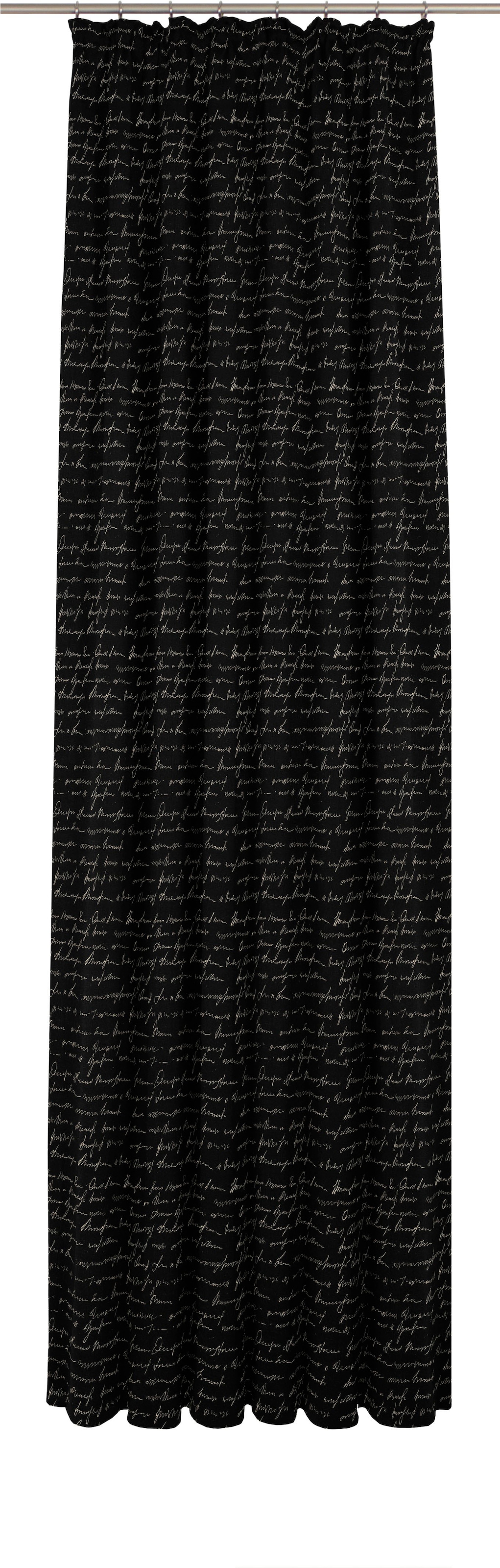 Vorhang nachhaltig (1 aus Adam versandkostenfrei St.), ♕ Bio-Baumwolle auf »Scribble«,