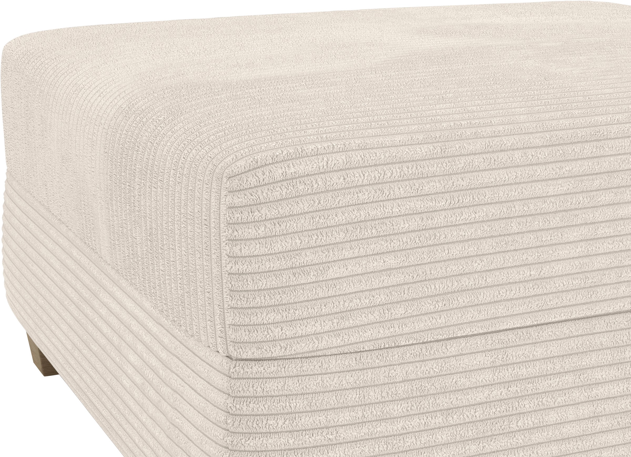 Mr. Couch Hocker »Hilla« Mit DuraSpring-Taschenfederkern, bis 140 kg belastbar