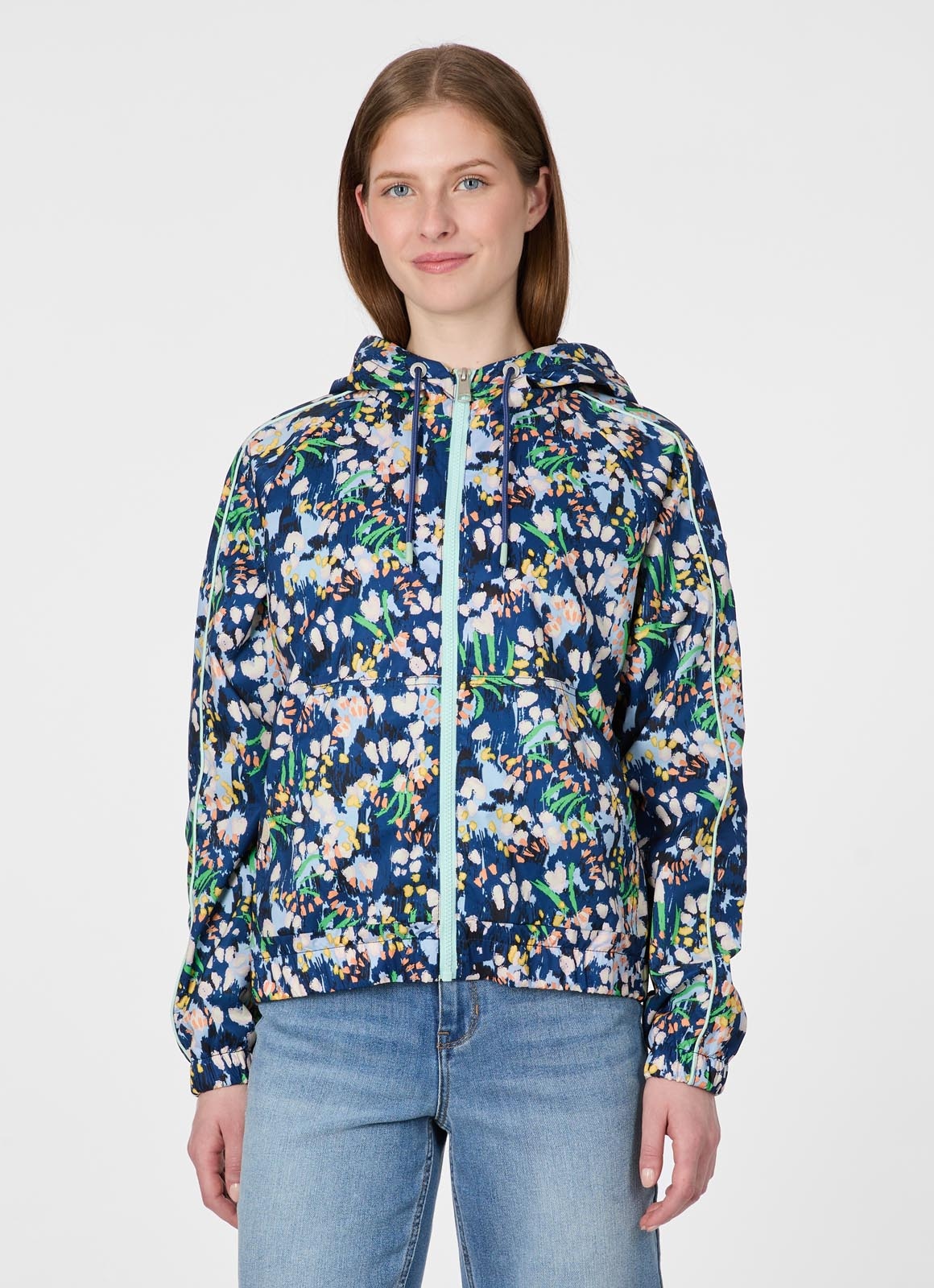 Image of Ragwear Allwetterjacke "ANDRIN PRINT" mit Kapuze Aus dünnem, wasserabweisendem Material mit Print und Kontrastdetails