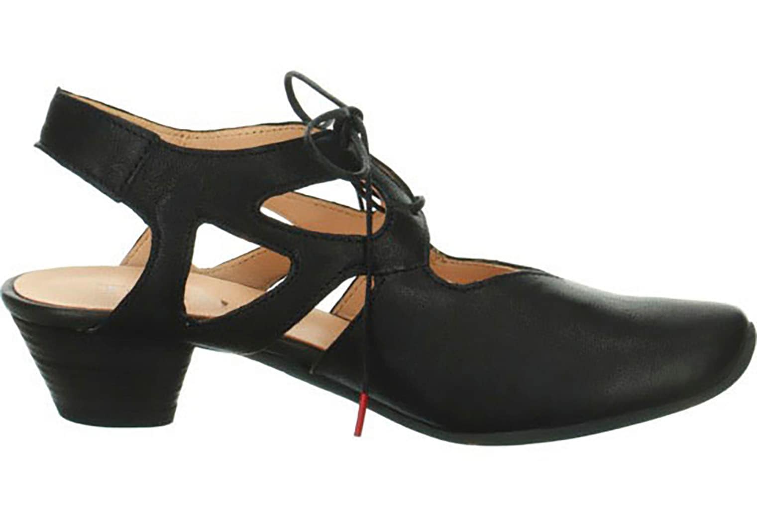 Think! Slingpumps »DAMEN«, Schnürpumps, Sommerschuh, Trichterabsatz, mit feiner Musterung