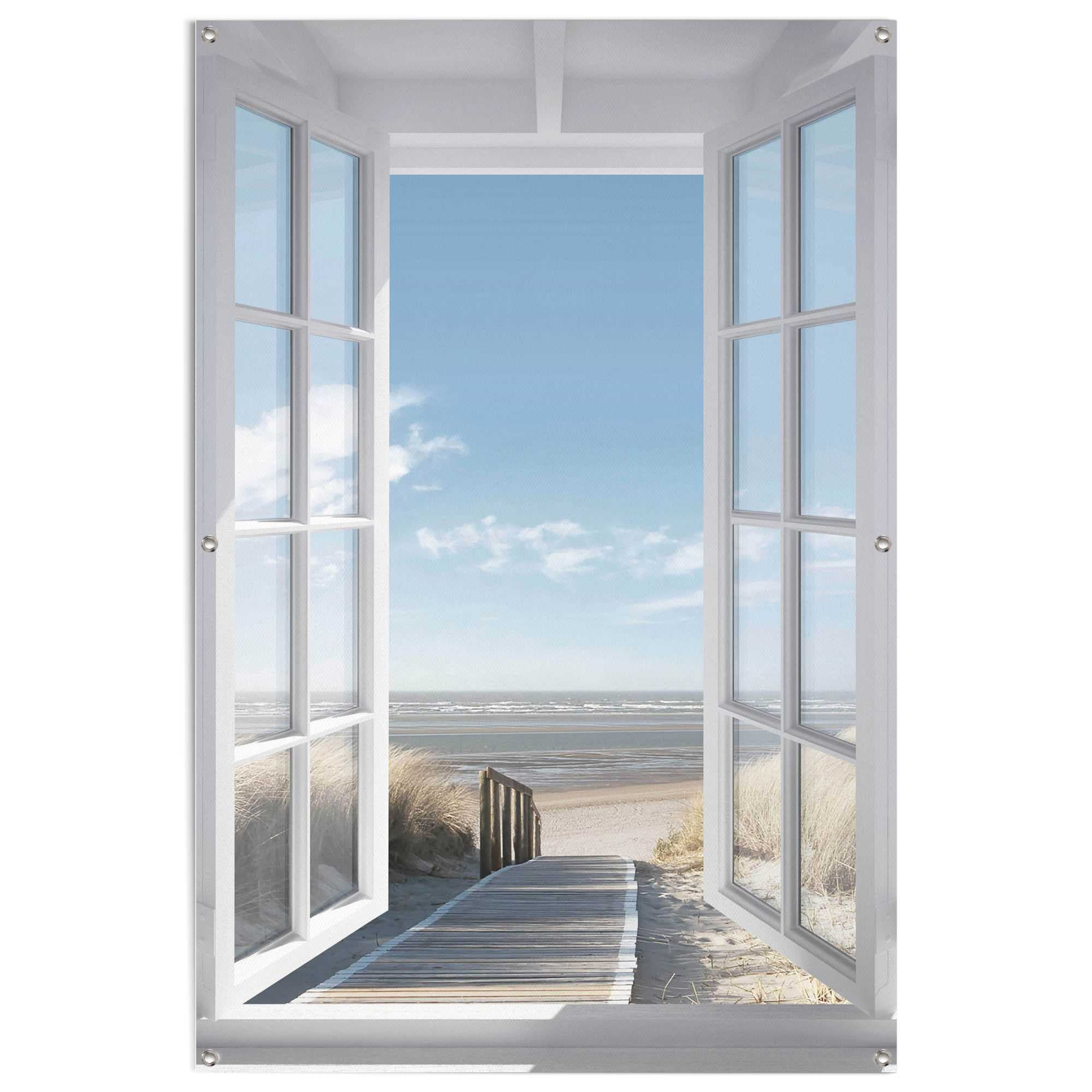 Image of Reinders Poster "Fenster zur Nordsee" Outdoor für Garten oder Balkon