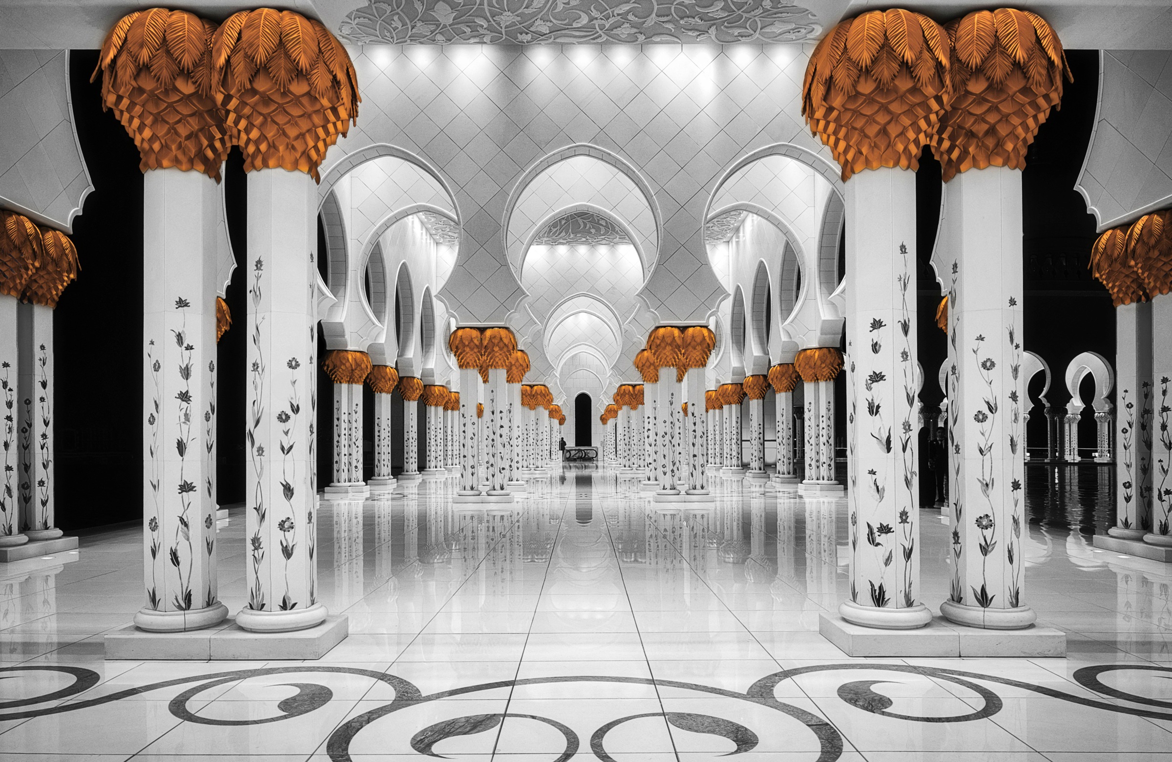 Image of Papermoon Fototapete »Photo-Art MASSIMO CUOMO, SHEIKH AL ZAYED GRAND MOSCHEE«, Vliestapete, hochwertiger Digitaldruck, inklusive Kleister bei Ackermann Versand Schweiz