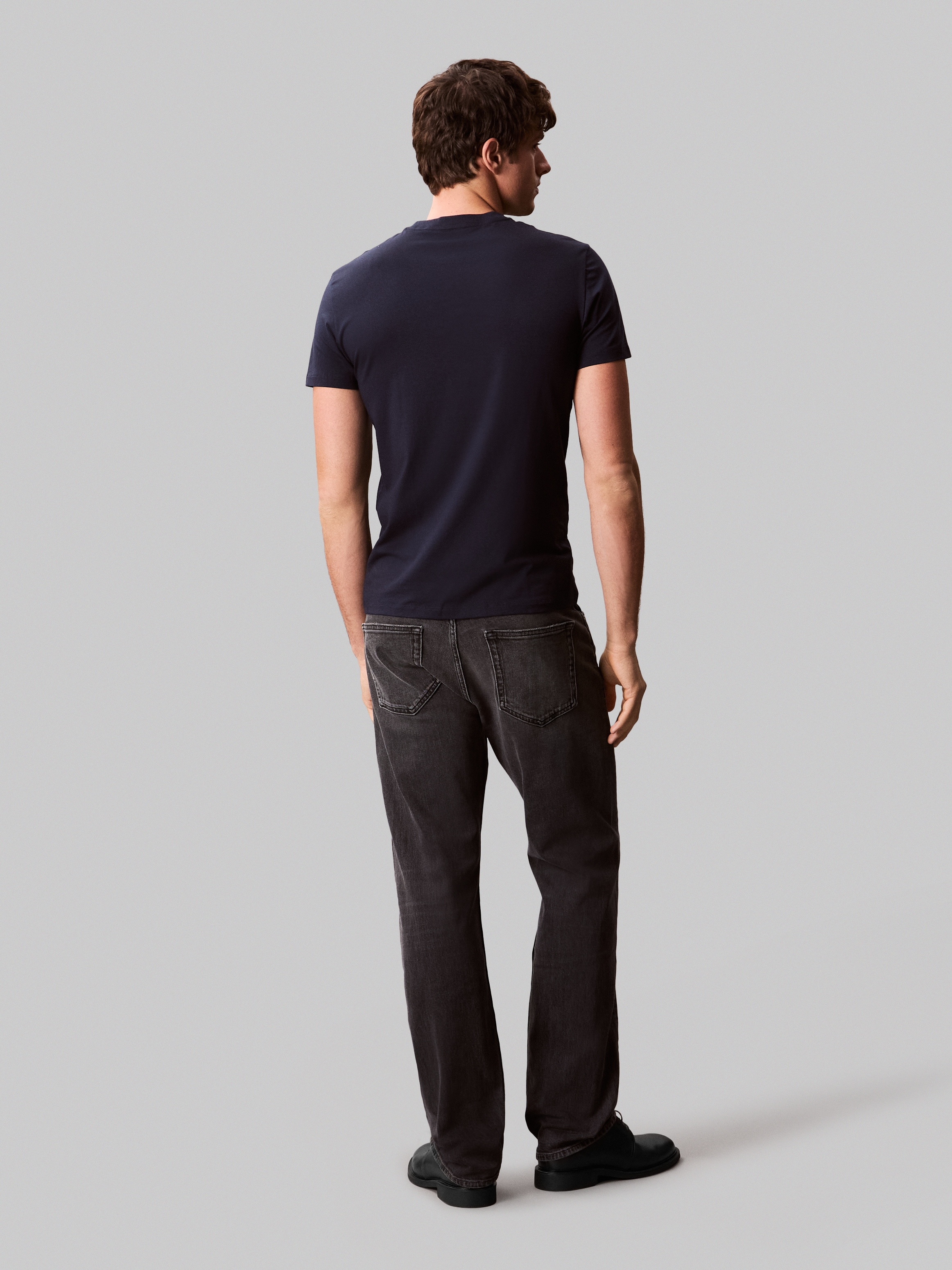 Calvin Klein T-Shirt »SS STRETCH COTTON SLIM TEE«, Mit Rundhalsausschnitt