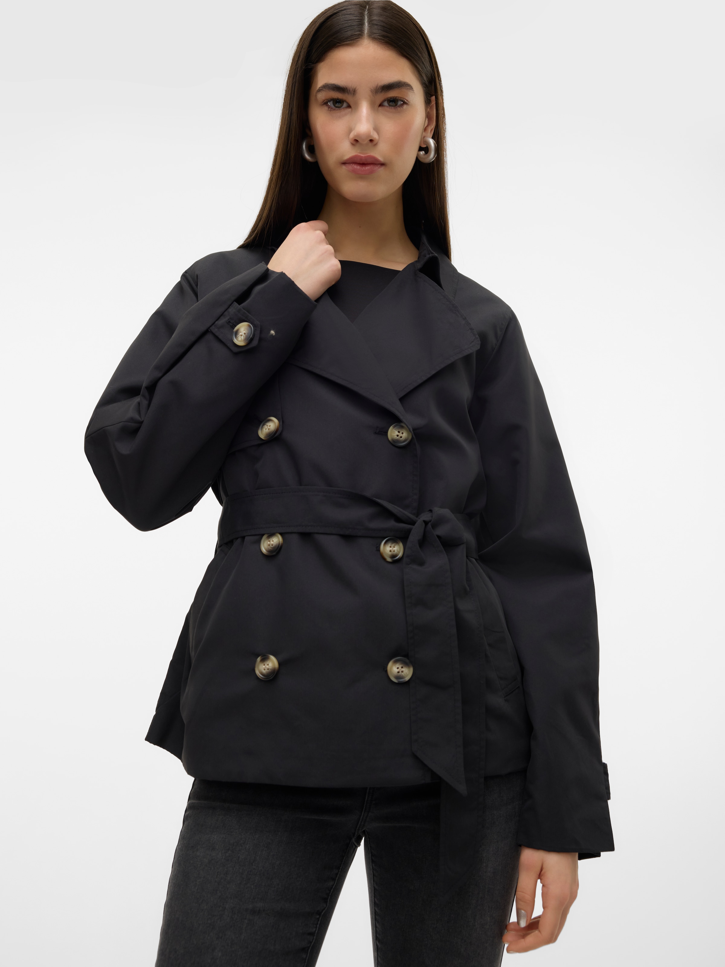 Vero Moda Kurzjacke »VMZOA TRENCHCOAT NOOS«, ohne Kapuze