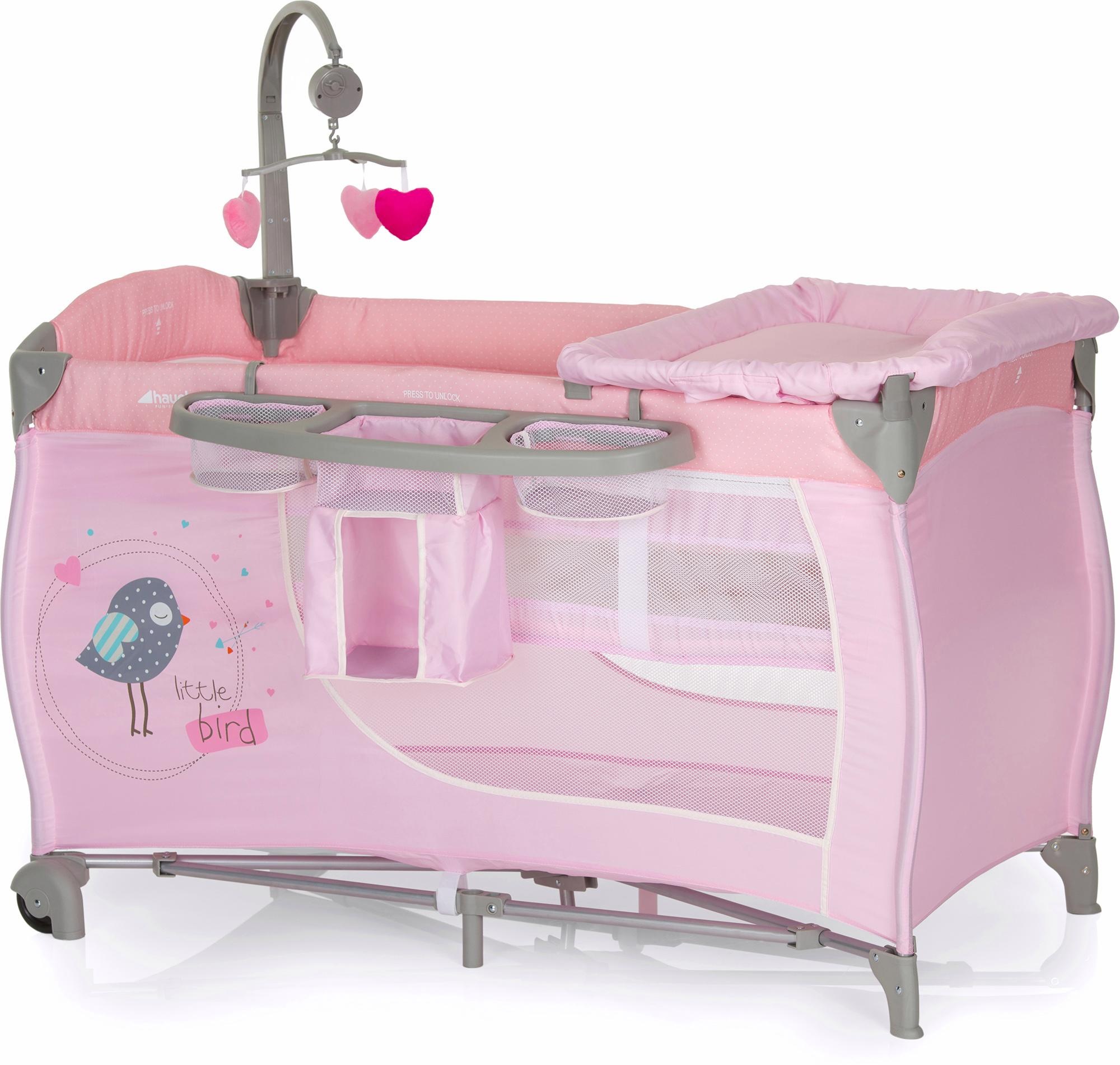 Image of Hauck Baby-Reisebett »Babycenter Birdie Grey«, inlk. Transporttasche bei Ackermann Versand Schweiz