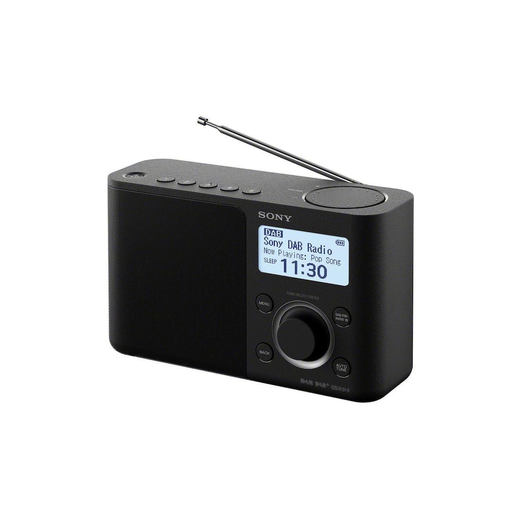 Sony Radio »Radio XDR-S61D Schwarz«, (Digitalradio (DAB+)-FM-Tuner)