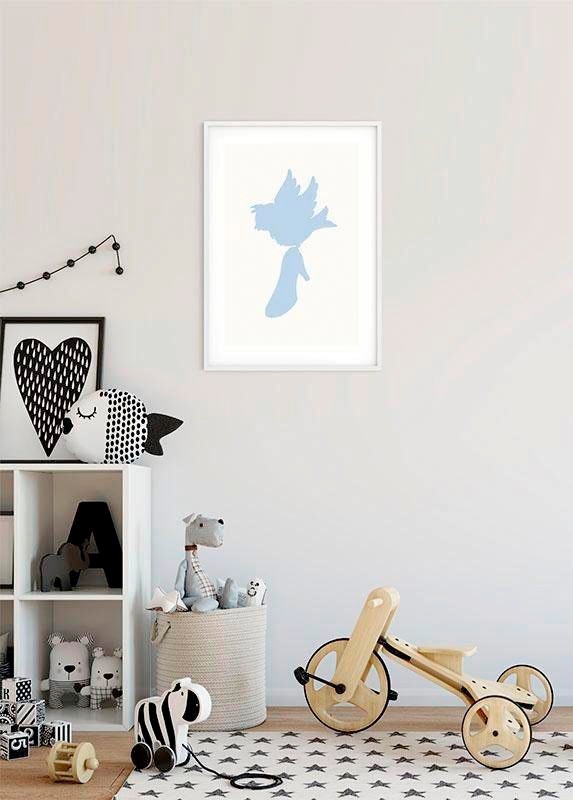 Komar Bild »Cinderella Bird«, Disney, (1 St.), Wandbild zur Dekoration im Kinderzimmer - ohne Rahmen