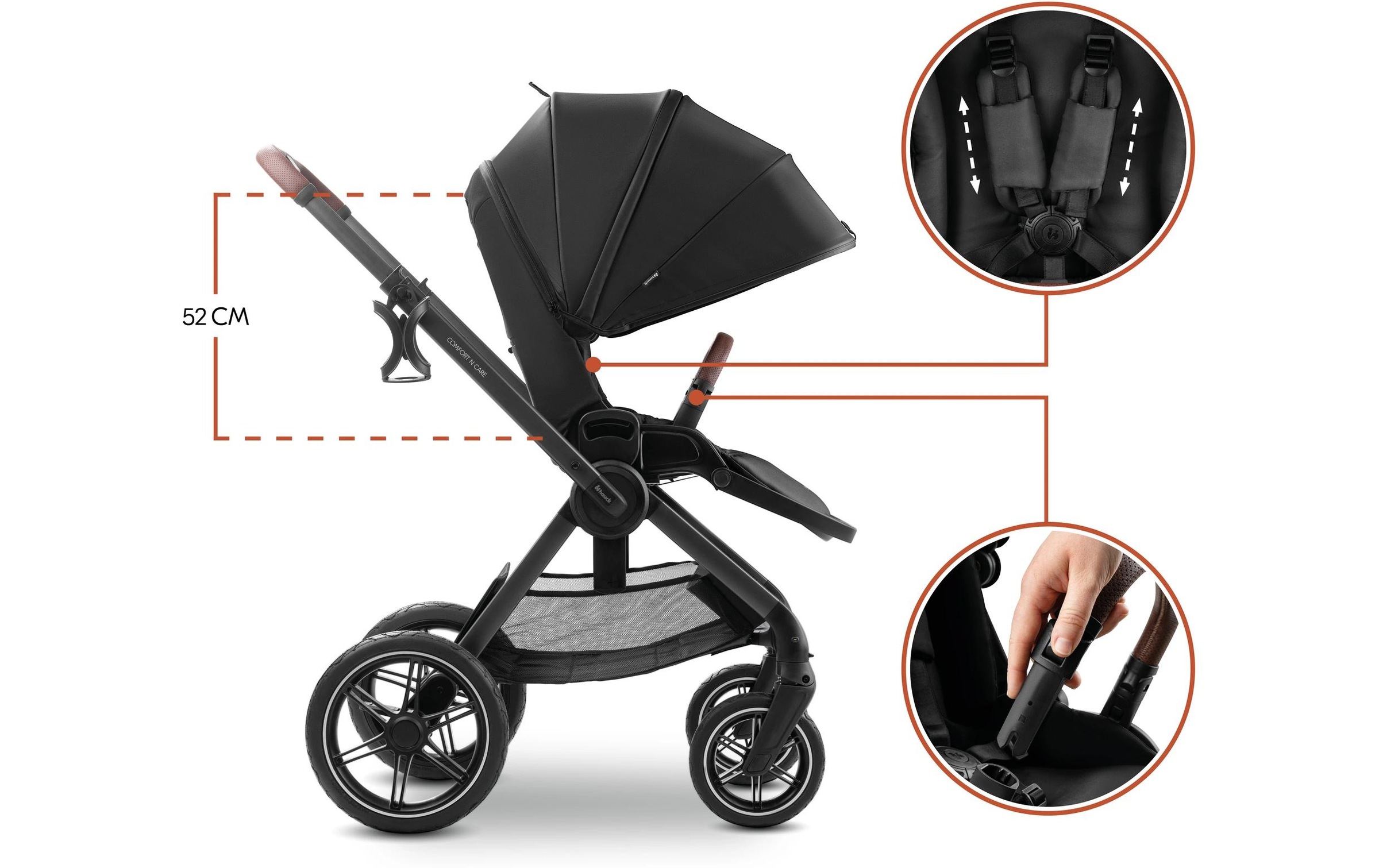 Hauck Poussette pour enfants »Comfort N Care« 22 kilos