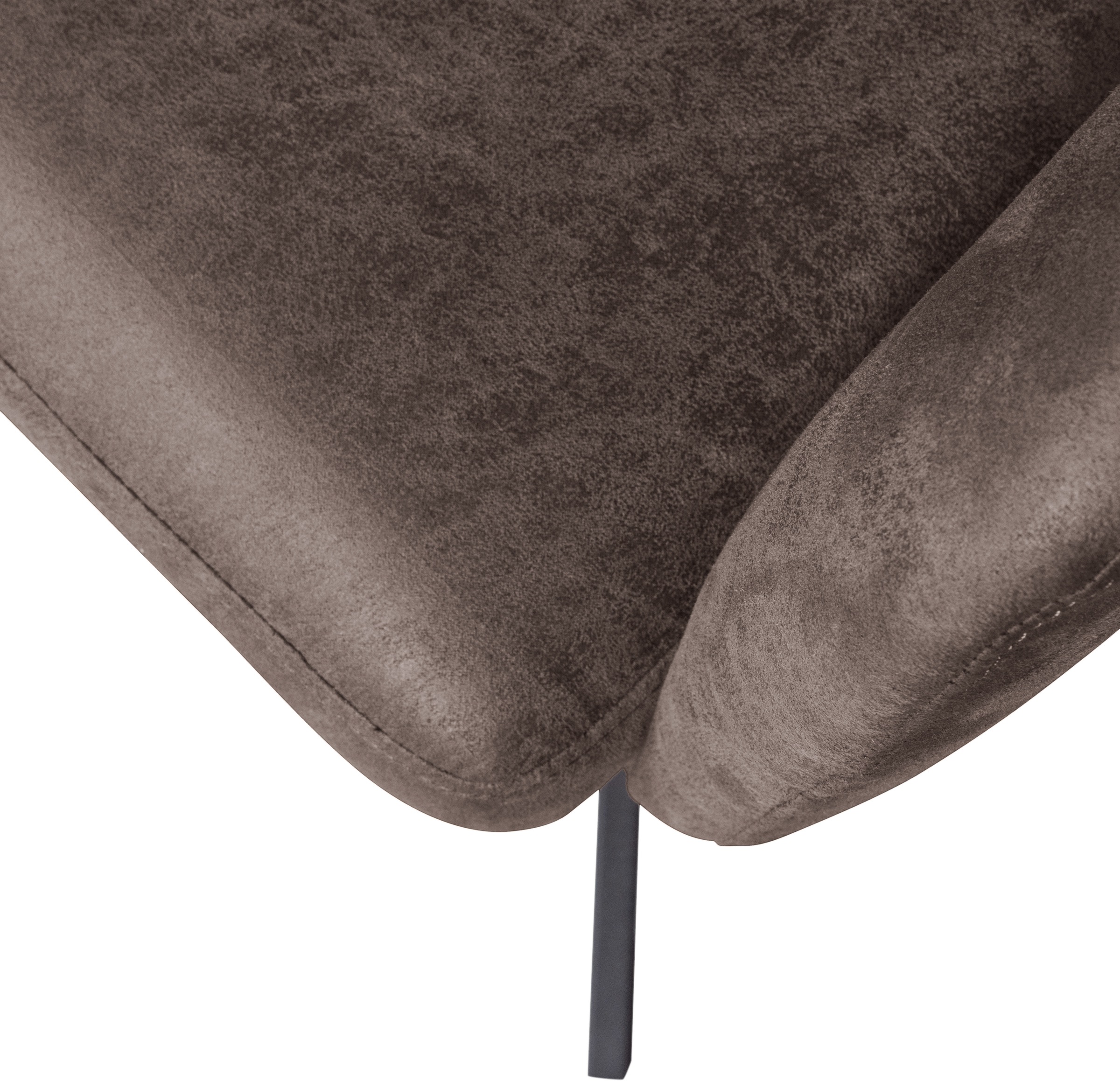 WOOOD Chaise de salle à manger »Fenne aus Kunstleder mit Drehgestell aus Metall H 80 x B 58 cm« (Ensemble) 2 cuis(Set, 2 pcs) Haute résistance à l'usure, largeur 58 cm