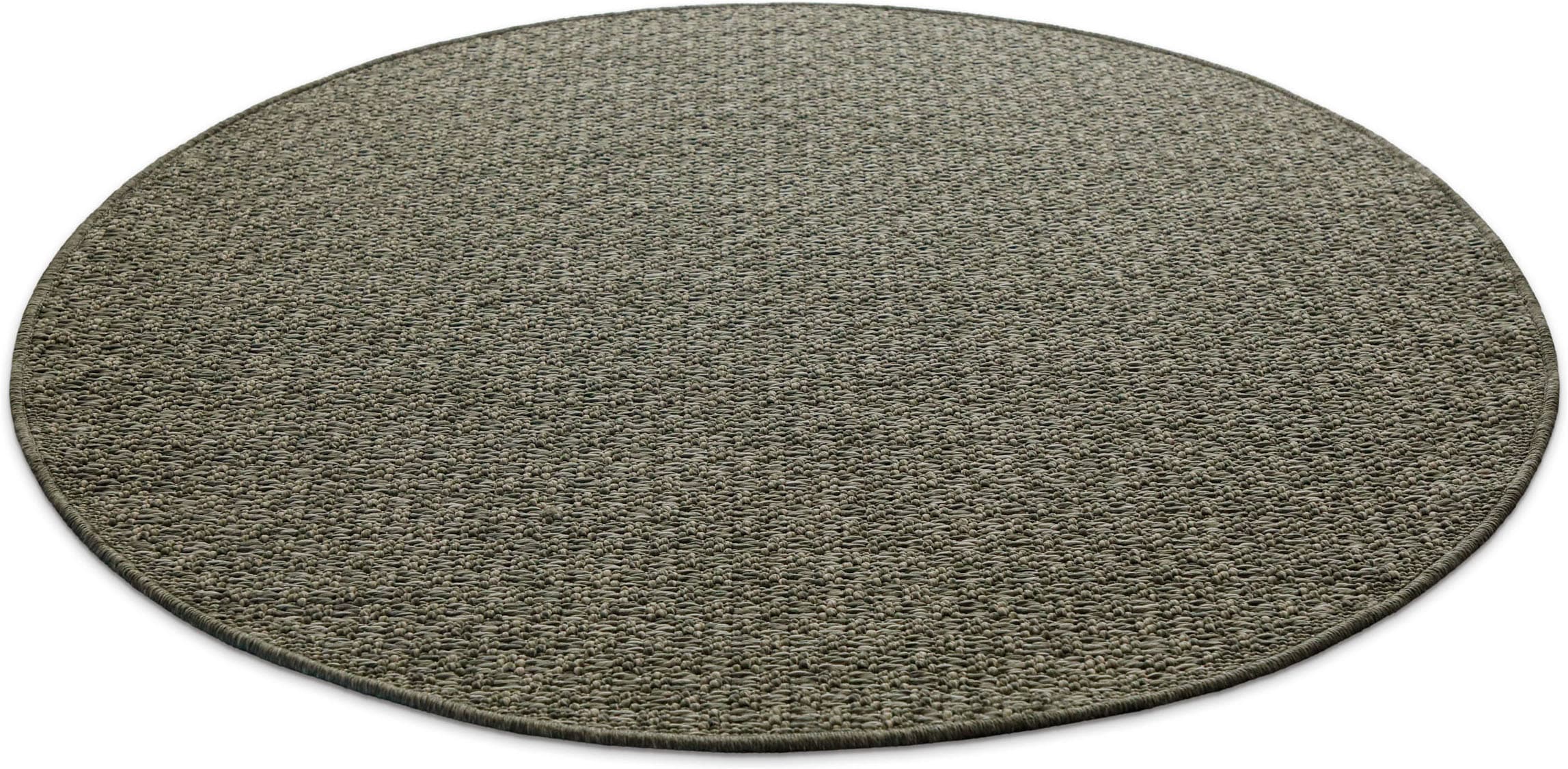 Wecon home Teppich »Miami South Beach« rund 5 mm Höhe In- & Outdoor Teppich, wetterfest, kariert, Balkon, pflegeleicht
