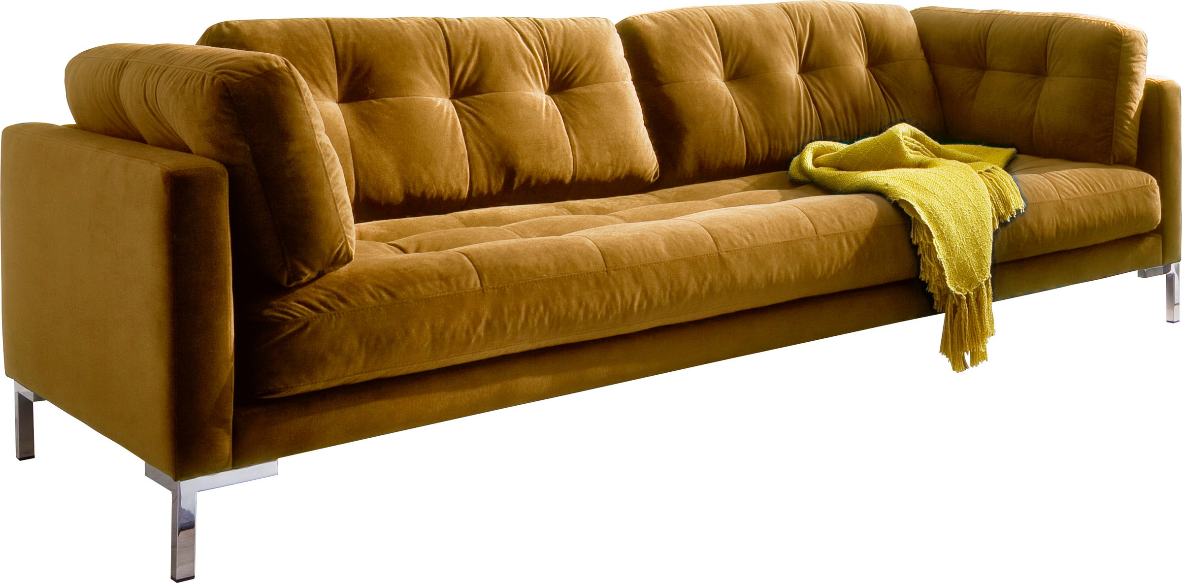 Image of Trendfabrik 3-Sitzer »Landau«, mit Metallfuss, frei im Raum stellbar bei Ackermann Versand Schweiz