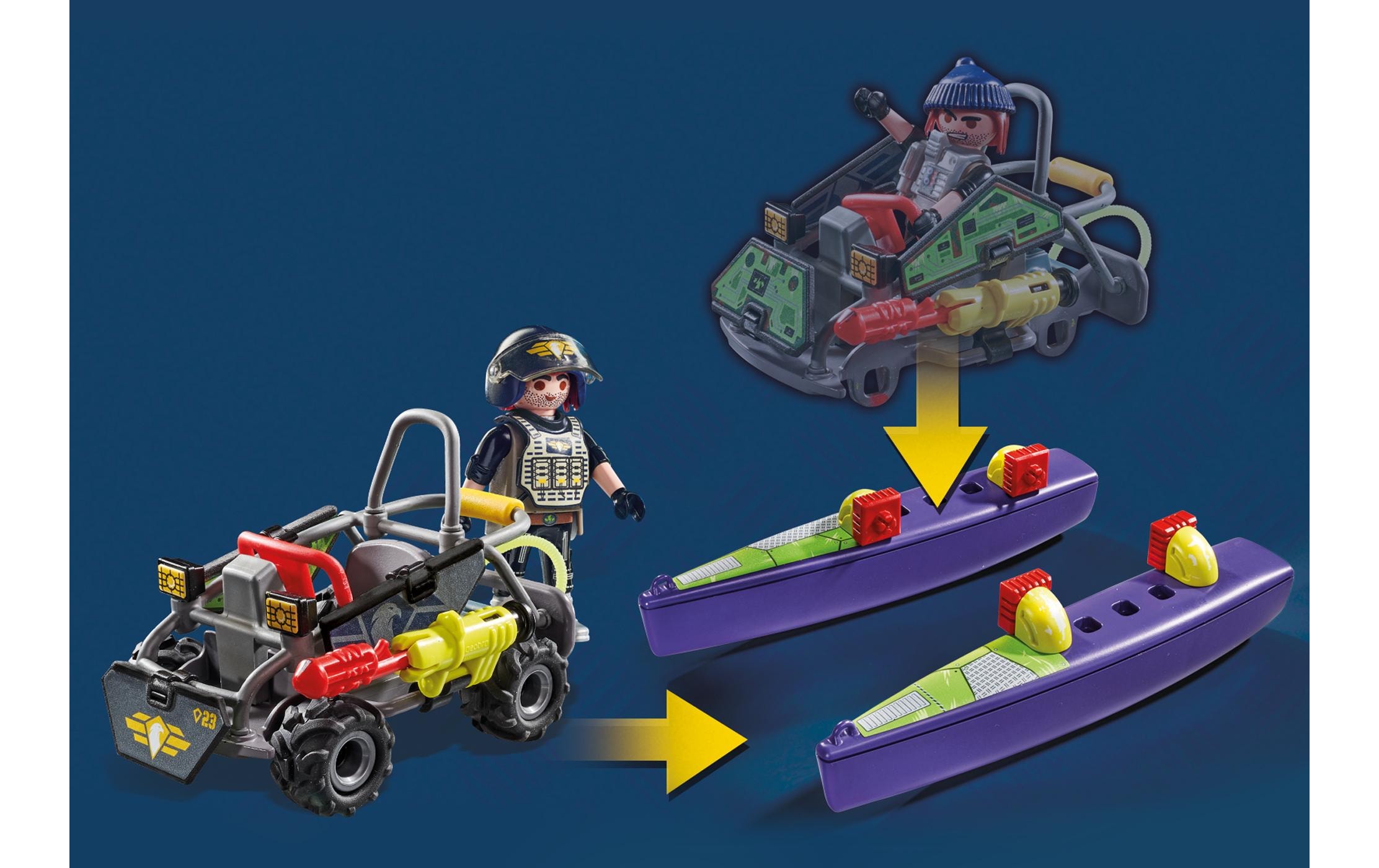 Playmobil® Spielbausteine »City Action SWAT-Multi-Terrain-Quad 71147«