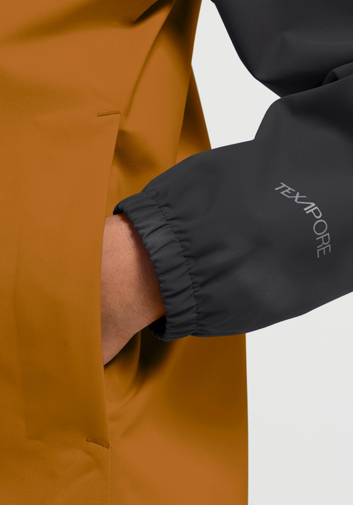 Jack Wolfskin Regenjacke »ADVENTURETRIBE 2L JKT K« atmungsaktiv, wasserdicht, mit Reissverschluss
