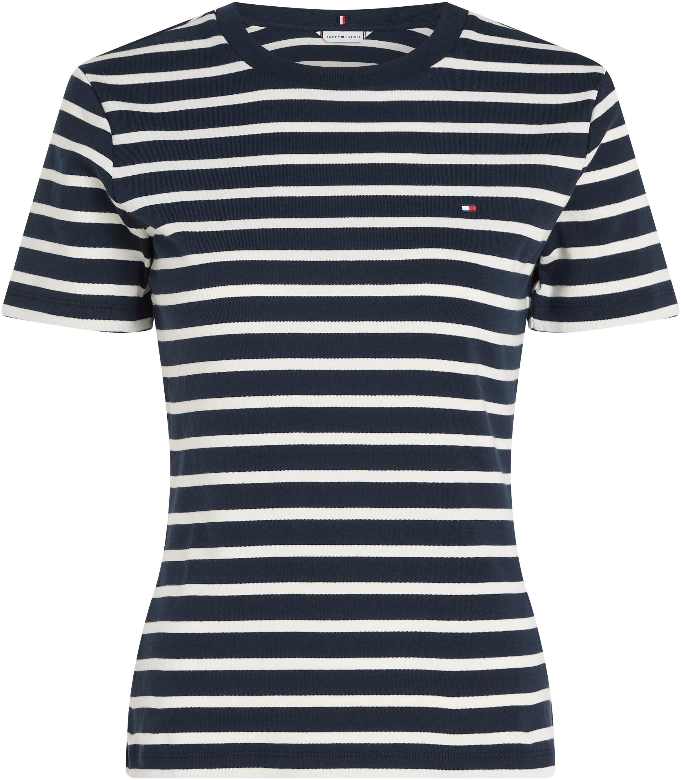 Tommy Hilfiger T-Shirt »SLIM CODY C-NK SS«, mit Logostickerei