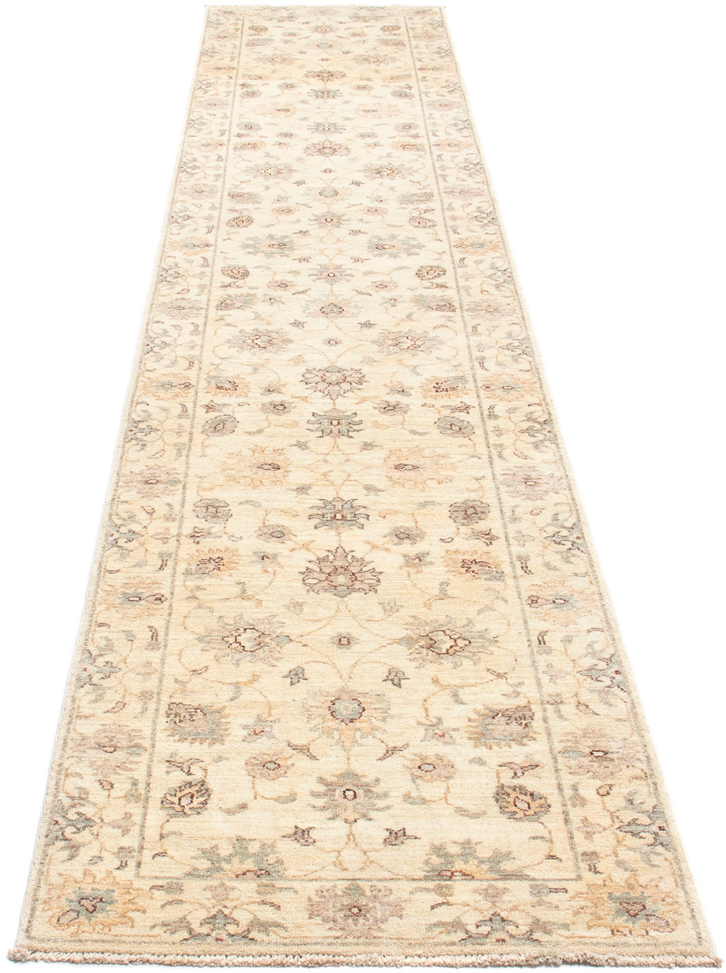 Image of morgenland Orientteppich »Ziegler - 392 x 75 cm - beige«, rechteckig, 6 mm Höhe, Wohnzimmer, Handgeknüpft, Einzelstück mit Zertifikat bei Ackermann Versand Schweiz