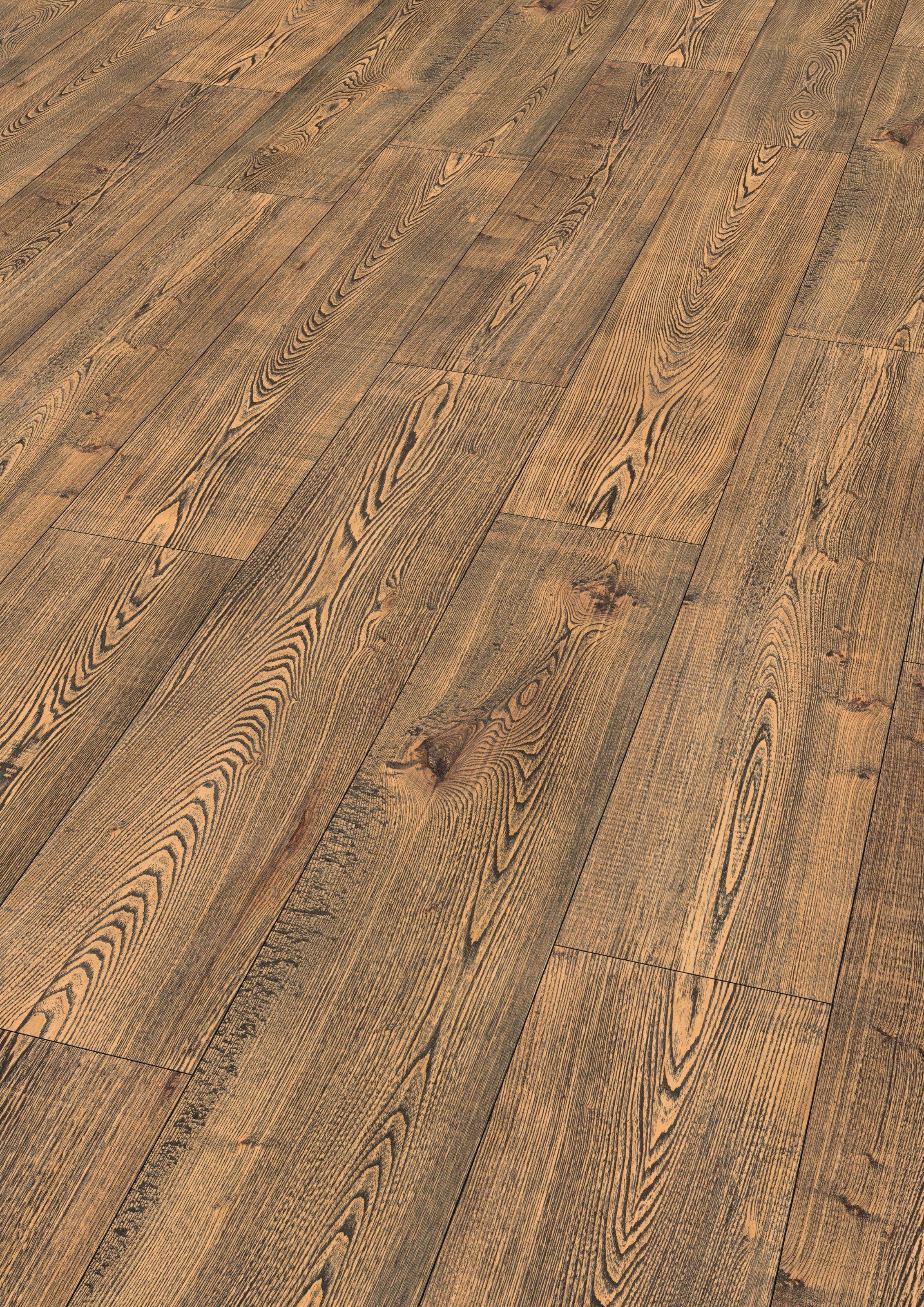 Image of EGGER Korklaminat »HOME Comfort Pensacola Eiche dunkel«, pflegeleicht, 1292 x 245 mm, Stärke:8 mm bei Ackermann Versand Schweiz