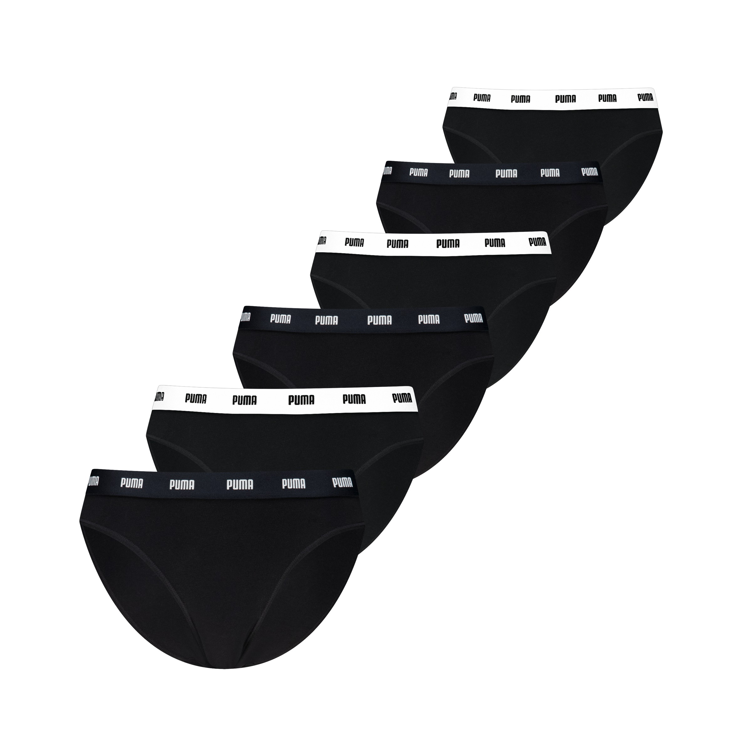Image of PUMA Slip "PUMA WOMEN COTTON BRIEFS" 6er Pack