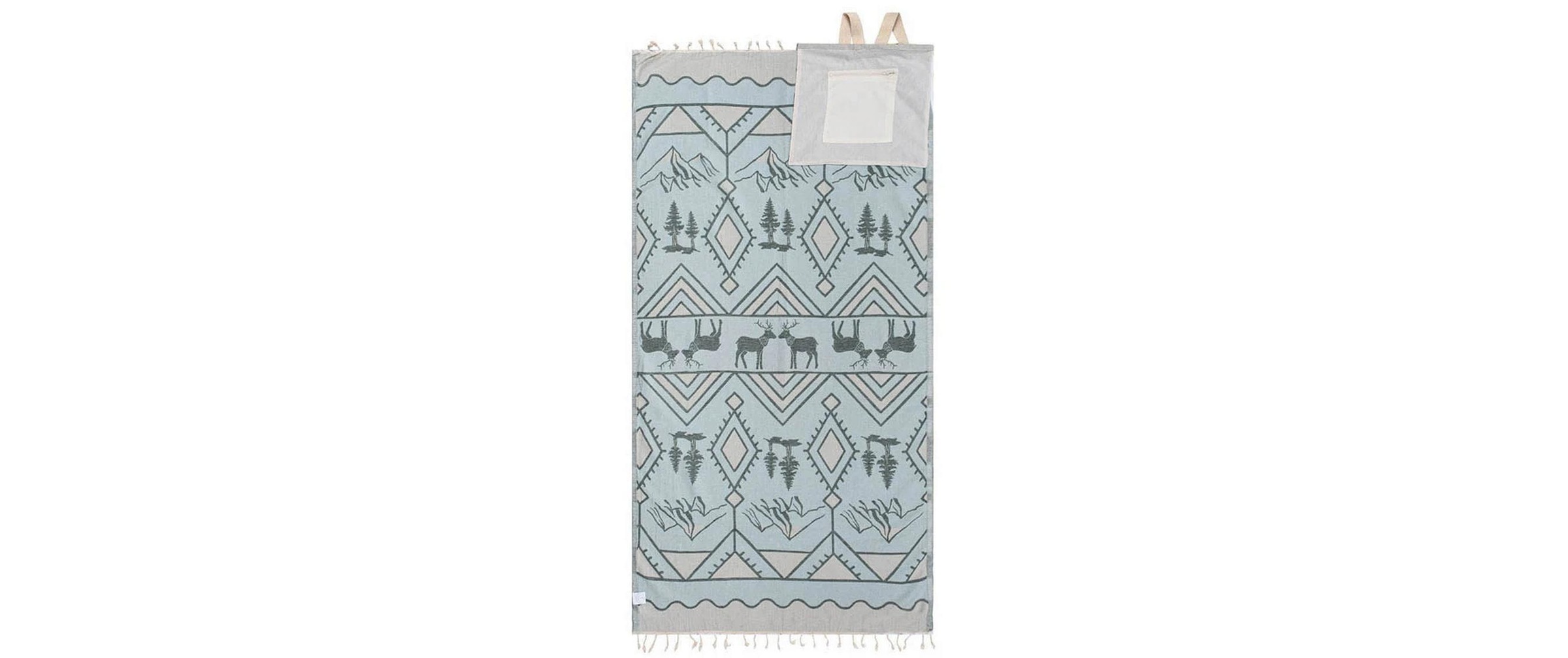 Strandtuch "Haushaltsware Rocky Boho-Design" schnelltrocknend