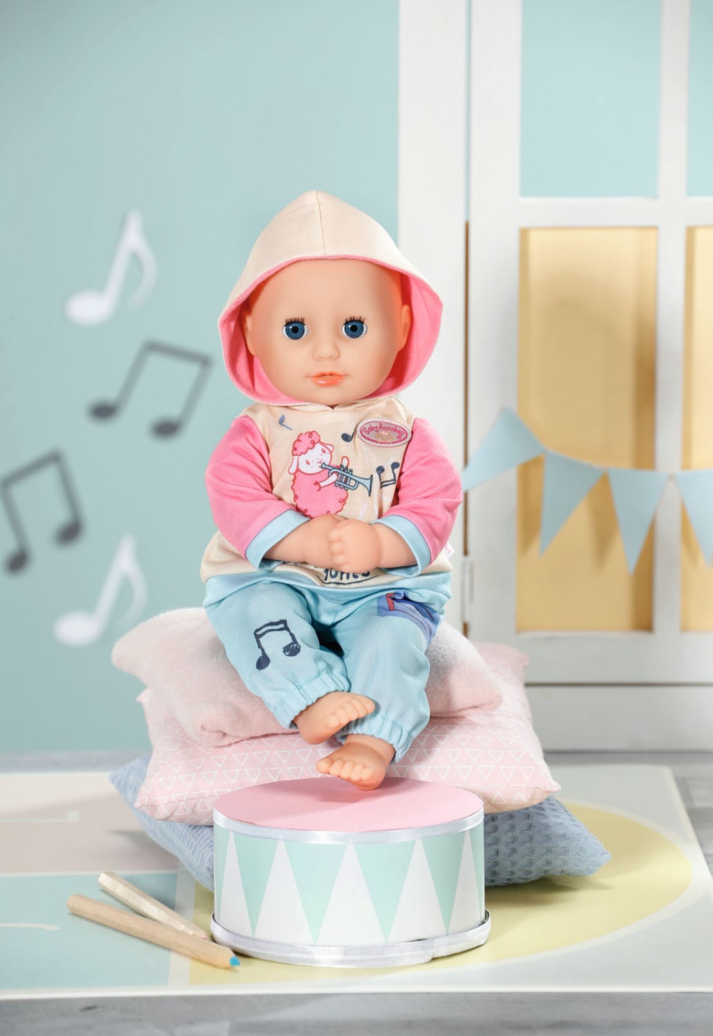 Baby Annabell Puppenkleidung »Little Jogginganzug, 36 cm«, mit Kleiderbügel