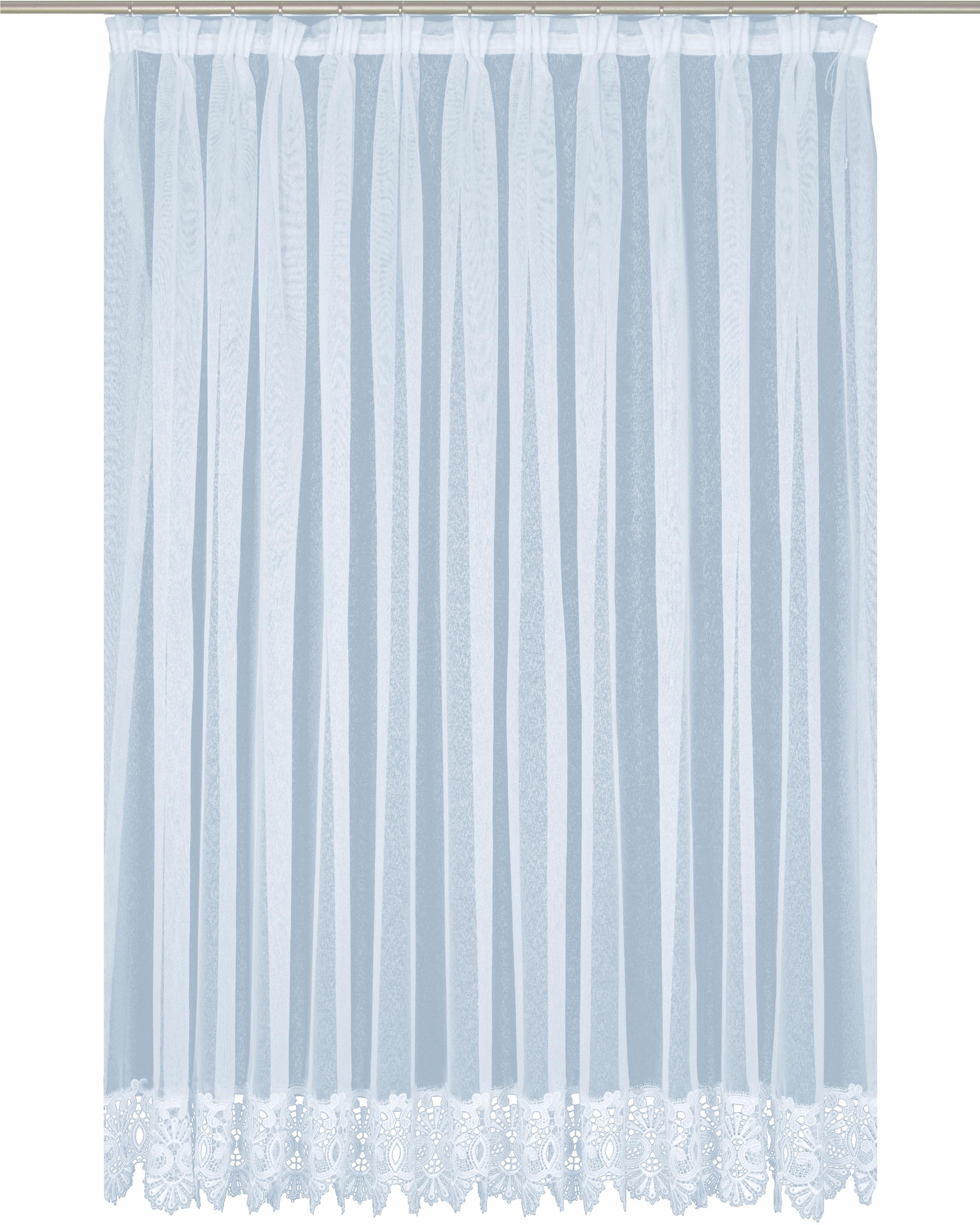 Image of Wirth Gardine "Elvira" Faltenband 1 Stk. tlg. gerader Store