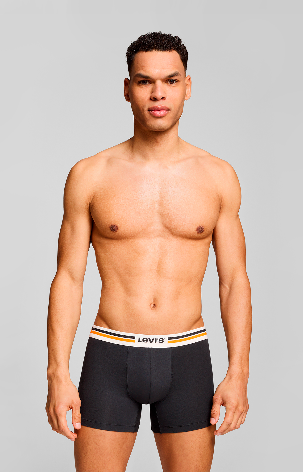 Levi's® Boxershorts »LEVIS MEN PL SPW LOGO BOXER BRIEF ORG 2P« 2er Pack,  mit breitem Logobund