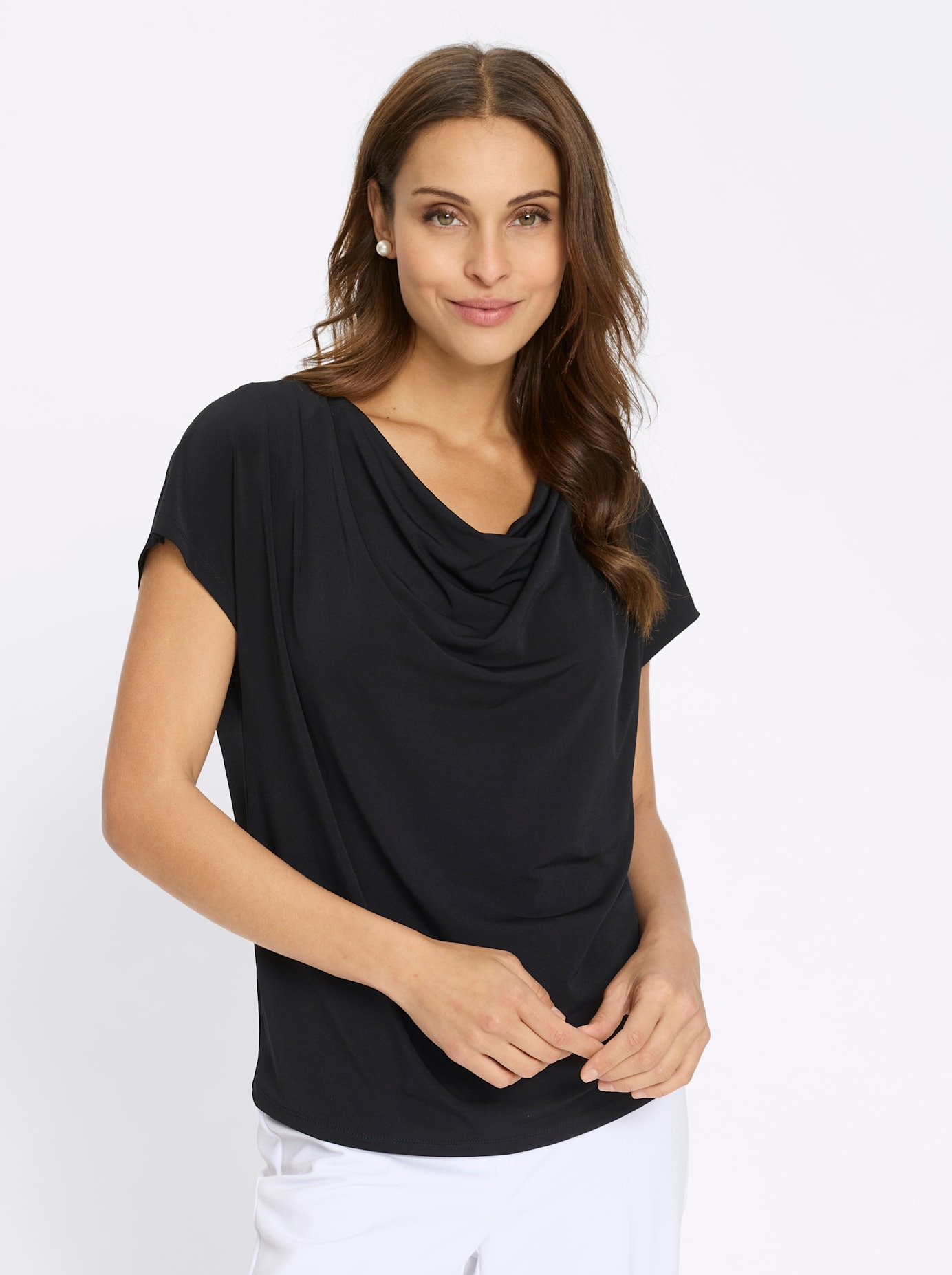 Lady Wasserfallshirt »Wasserfallshirt«, 1 tlg.