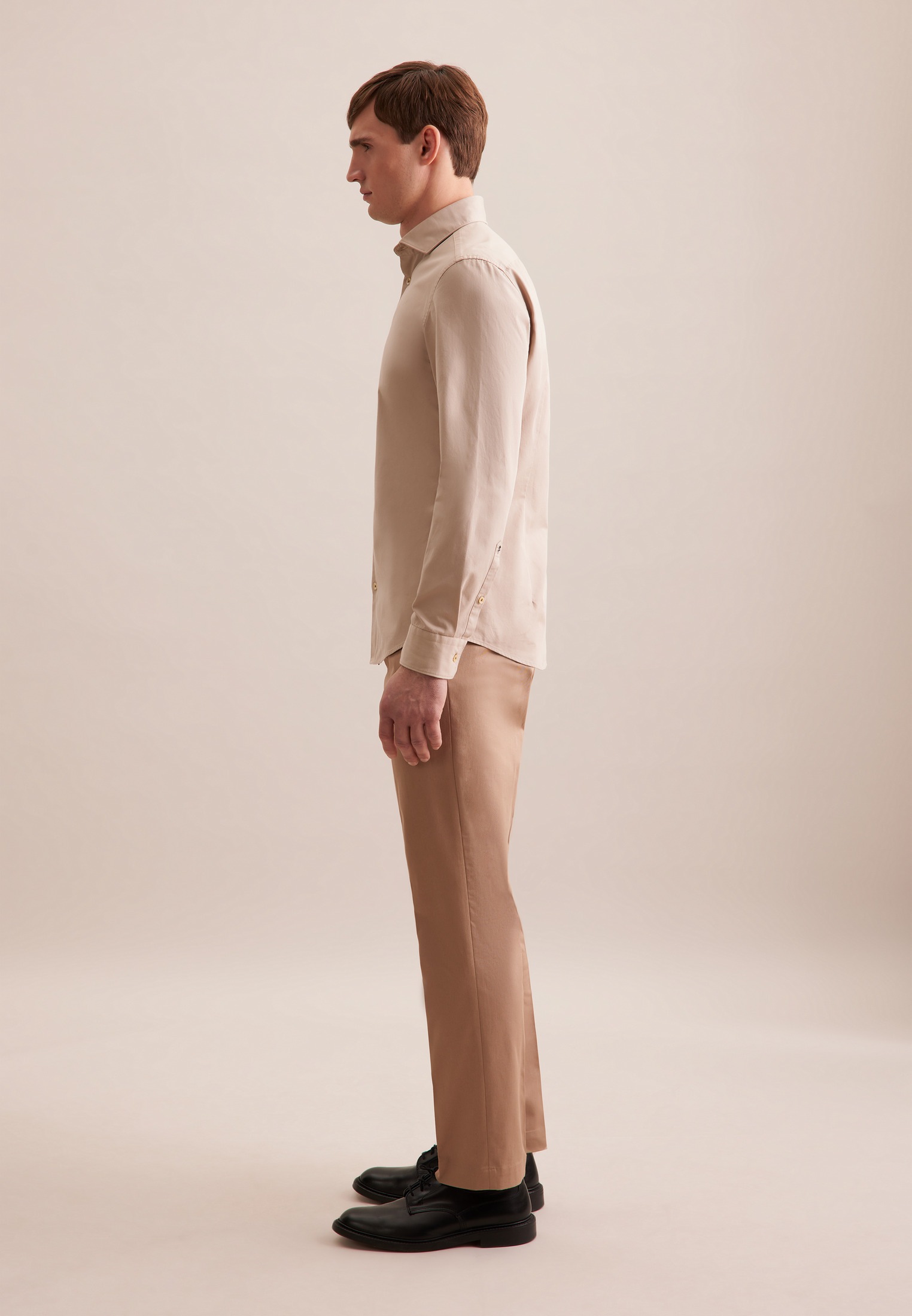 seidensticker Businesshemd Slim 1/1 Kentkragen Uni