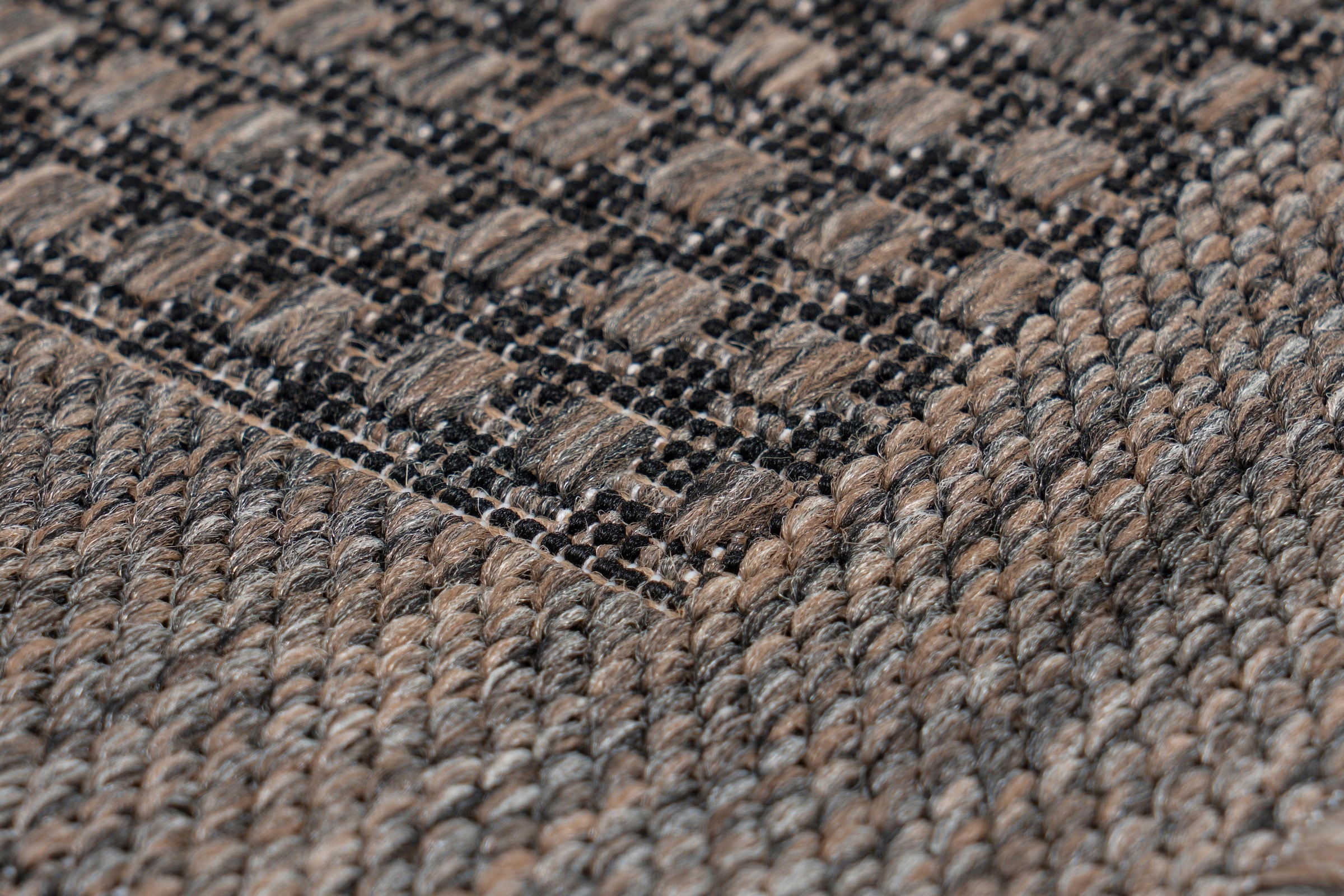calo-deluxe Teppich »Perugia 1060«, rechteckig, 7 mm Höhe, In- und Outdoor geeignet, Wohnzimmer