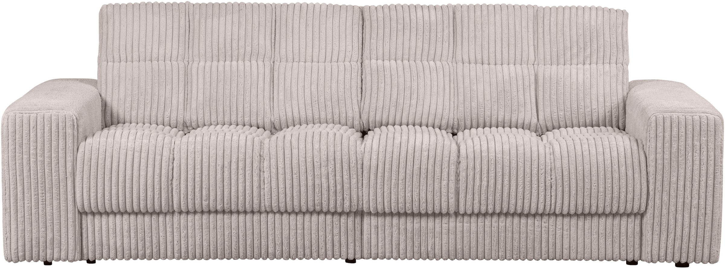 WOOOD 2-Sitzer »Second Date Rippenstoff, H 78 x B 226 x D 99 cm« Tragkraft 200 kg, Sehr hohe Verschleissfestigkeit, Pfleiglicht