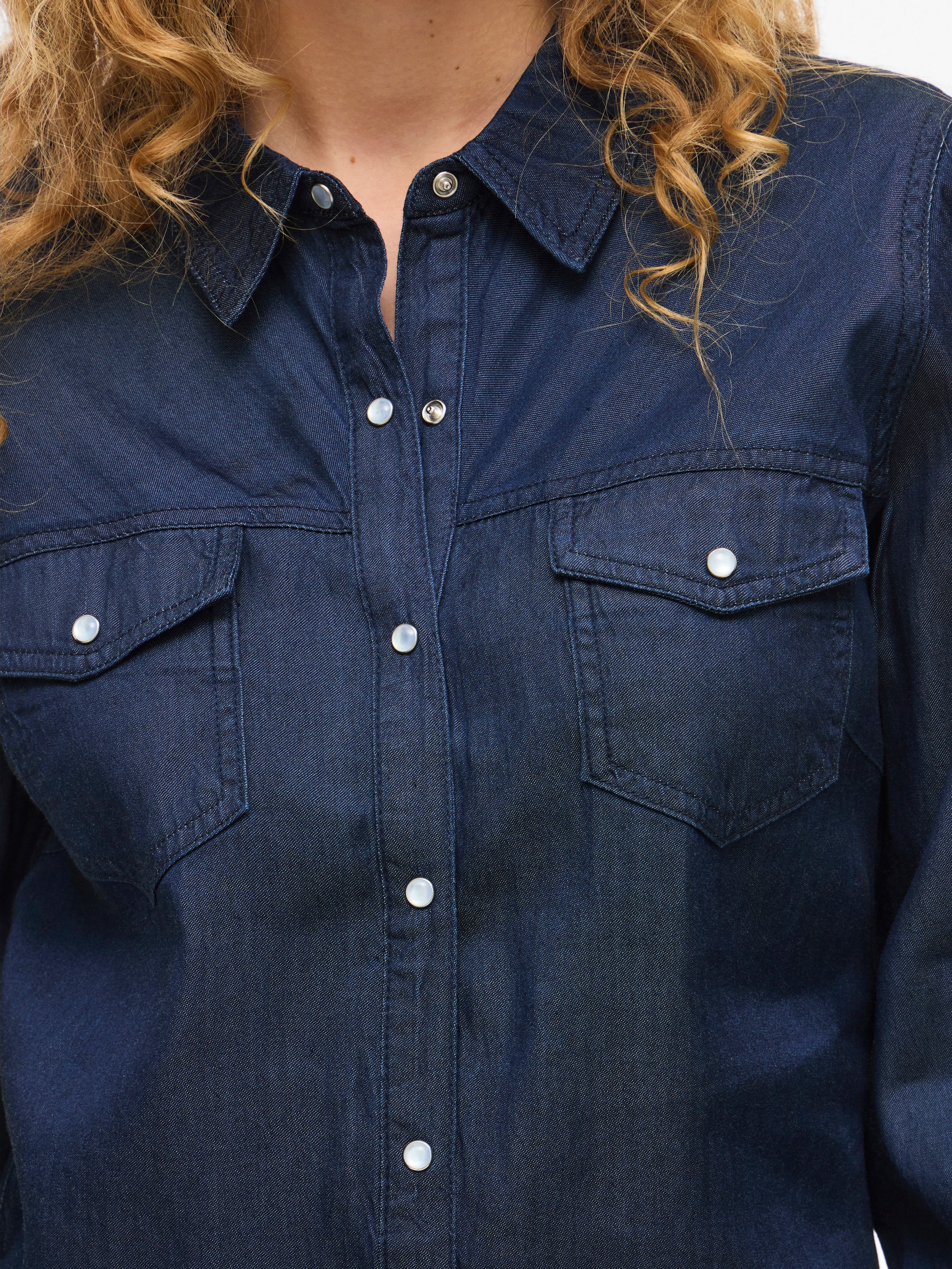 Vila Jeansbluse »VIBISTA DENIM SHIRT/SU-NOOS«