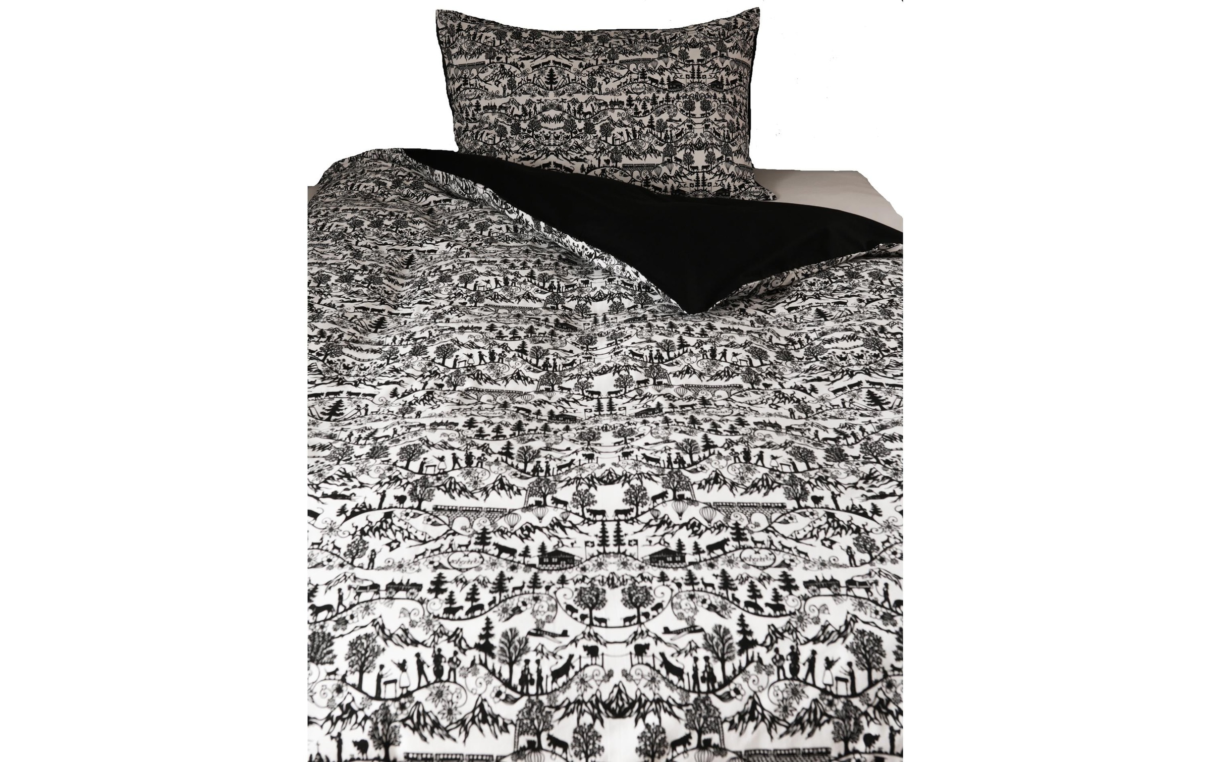 Image of Hubatka TEXTIL Bettbezug "Scherenschnitt 1"