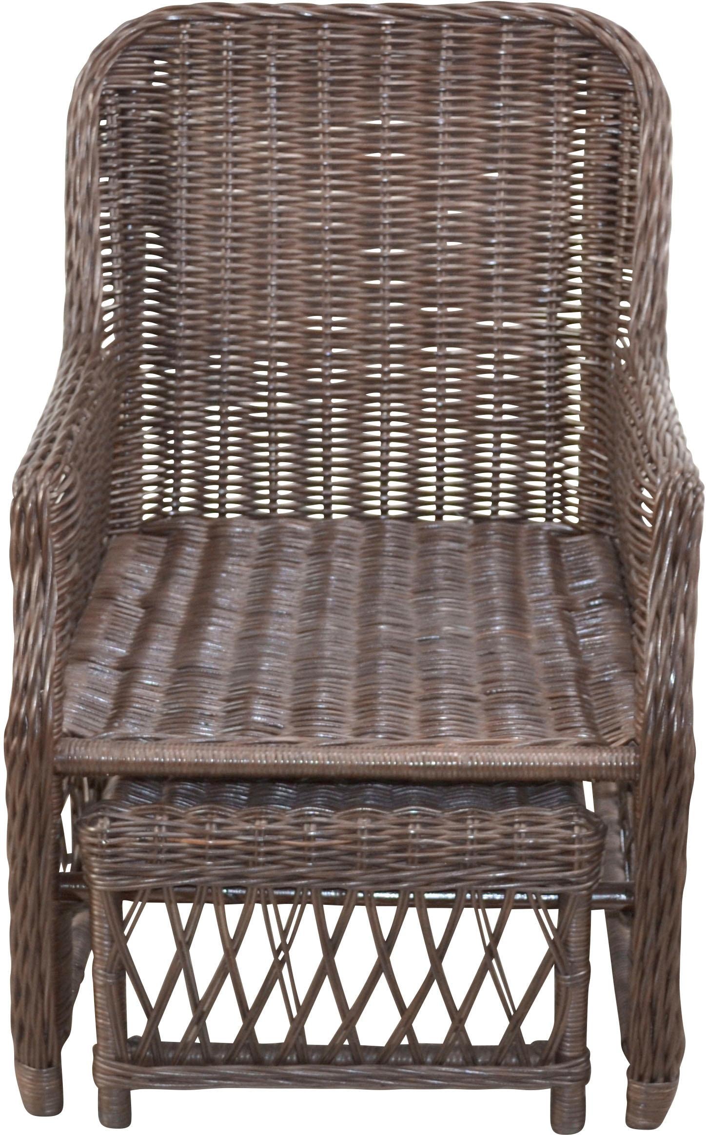 Home affaire Rattanstuhl, Handarbeit, Masse (B/T/H): (67/75/91)