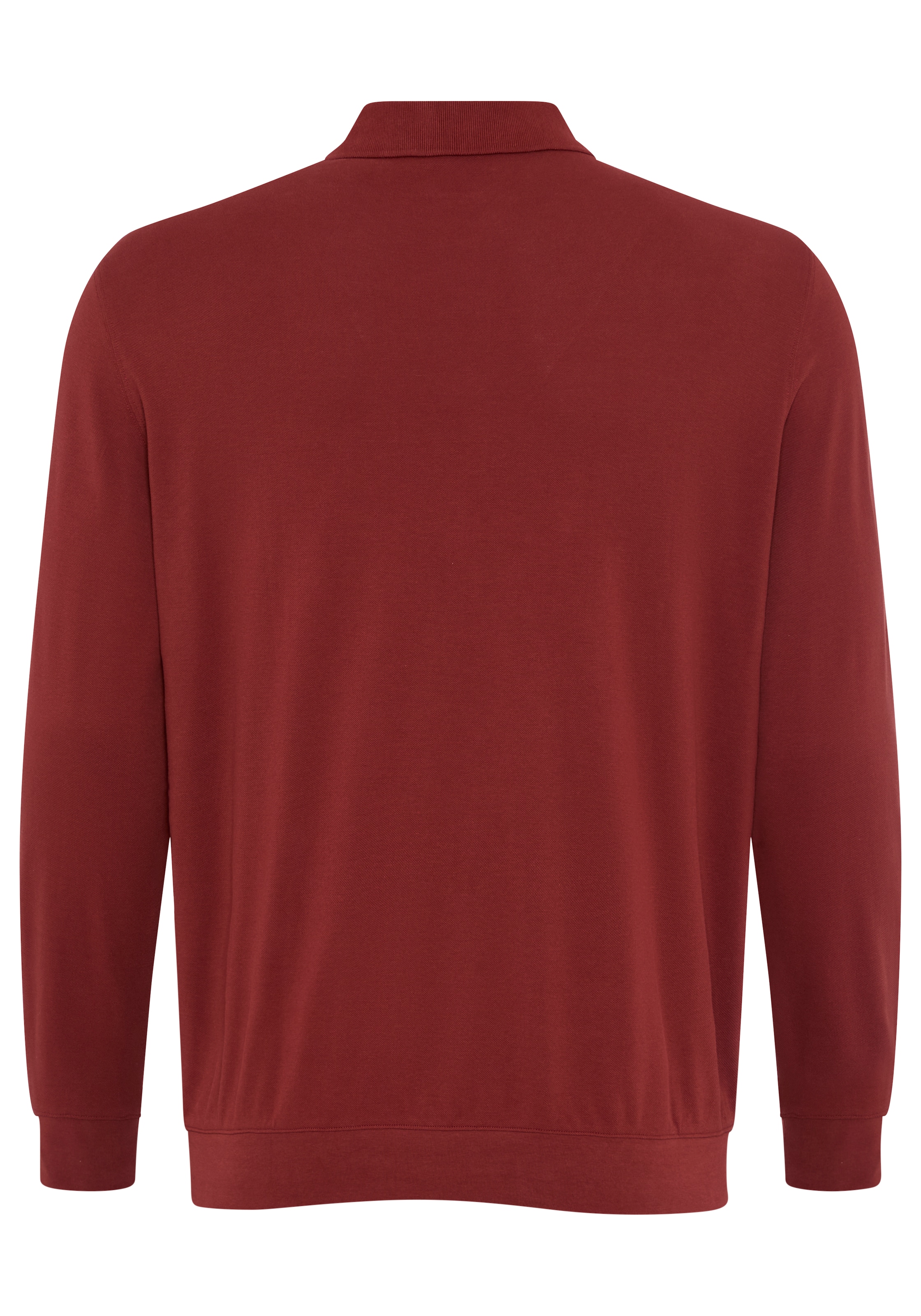 Man's World Plus Poloshirt »auch in Grosse Grössen bis Gr. 7XL Bauch-Fit« mit Langarm, klassischer Polokragen, mit Knopfleiste am Ausschnitt