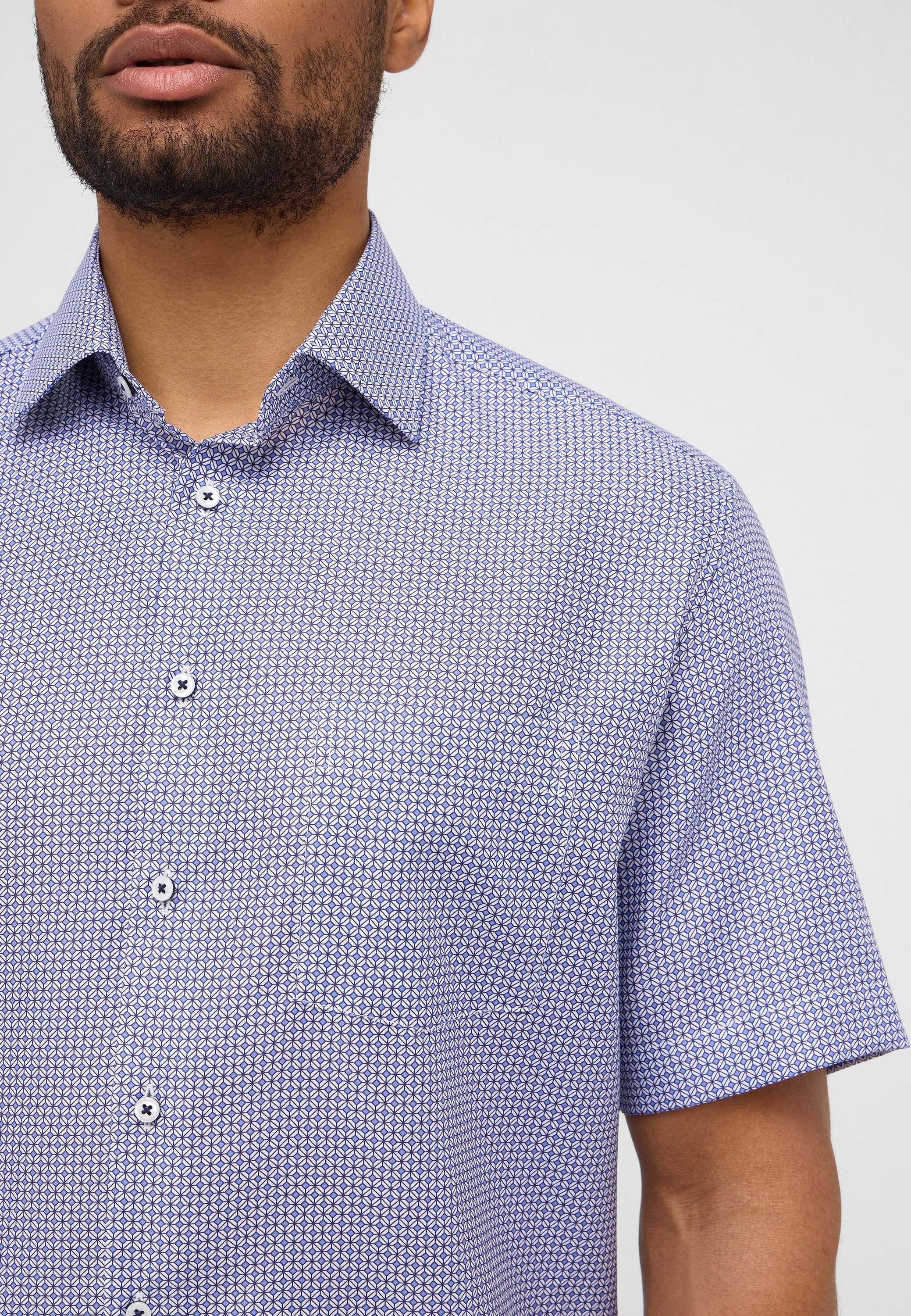 Eterna Kurzarmhemd »MODERN FIT«, NON IRON (bügelfrei)