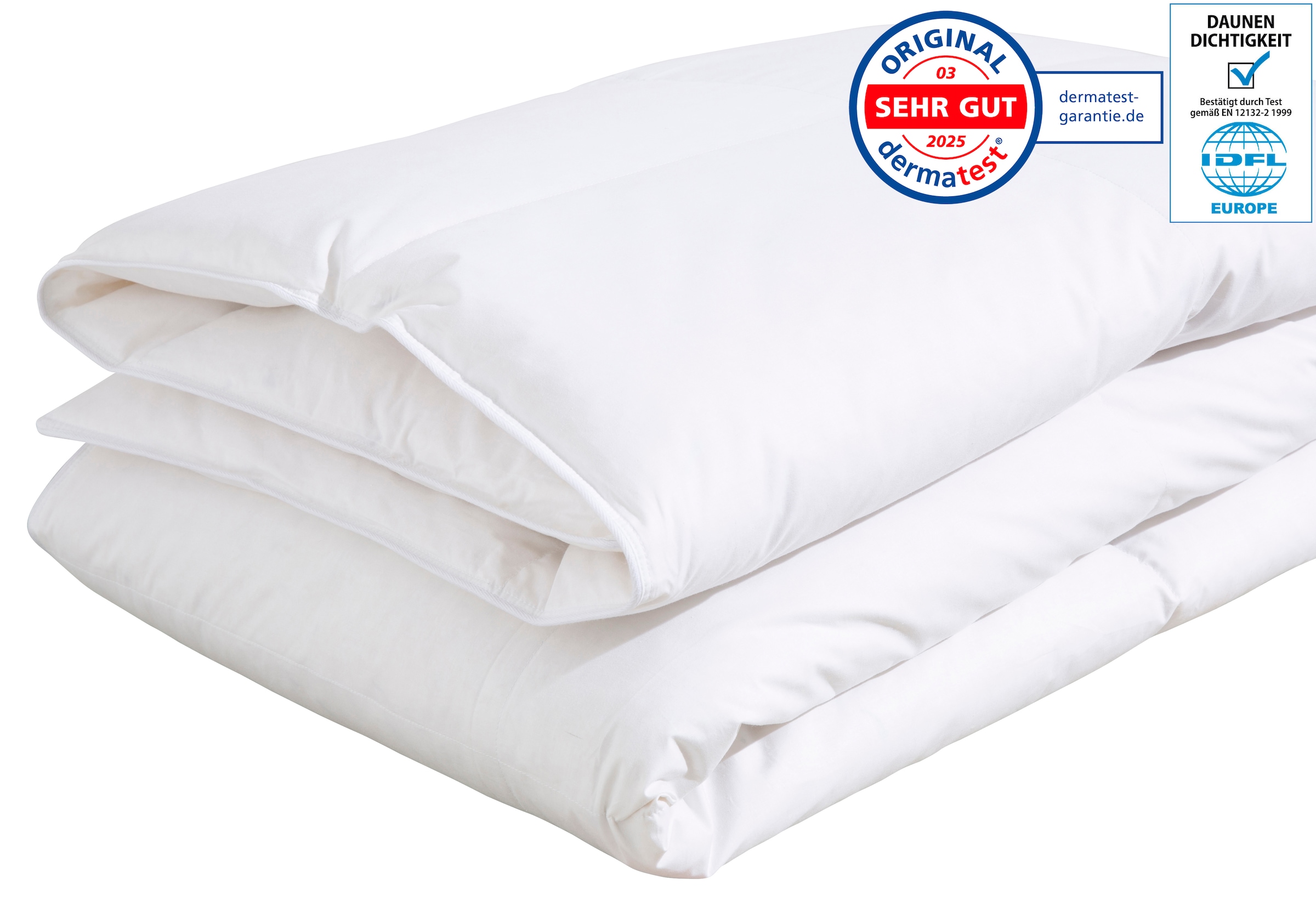 my home Couette en plumes »RINA, Bettdecke in 135x200 cm & 155x220 cm, Made in Germany« normal Füllung 70% Federn & 30% Daunen Bezug Coton 1 cuis tlg. Bettdecken, Sommer, Winter, Decke, Made in Germany