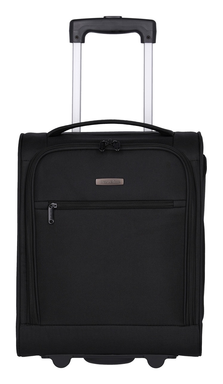 travelite Trolley à bagages souples »CABIN Bordtrolley Underseat Handgepäck Koffer« 28 litre 2 Rollen 43 cm, fonction emboîtable – idéal comme bagage sous le siège