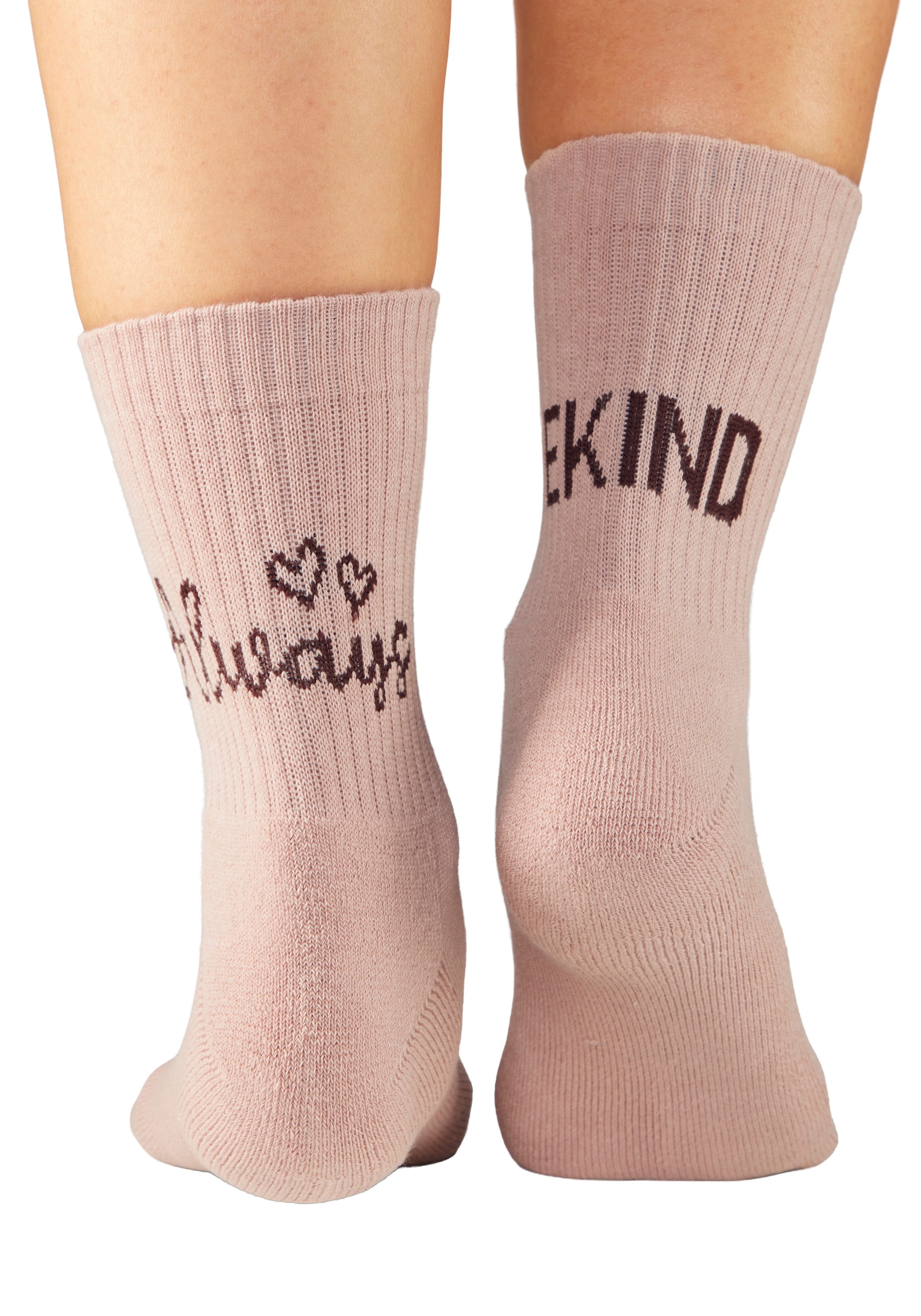 H.I.S Tennissocken »Damen Sportsocken daily socks« Packung, 7 Paar tlg. mit Fussfrottee und ansprechenden Schriftzügen