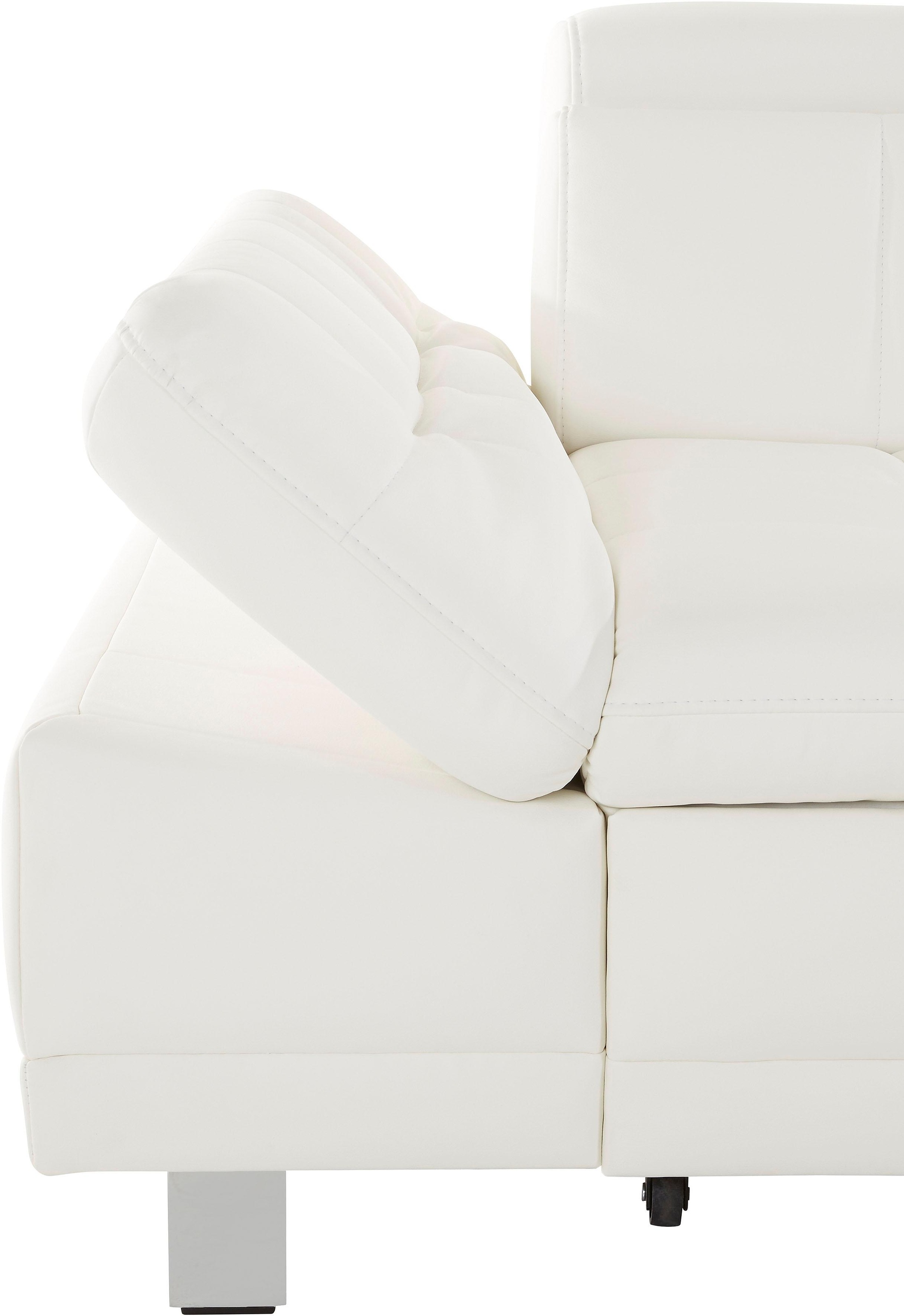sit&more Ecksofa »Limit L-Form«, wahlweise mit Bettfunktion und Bettkasten