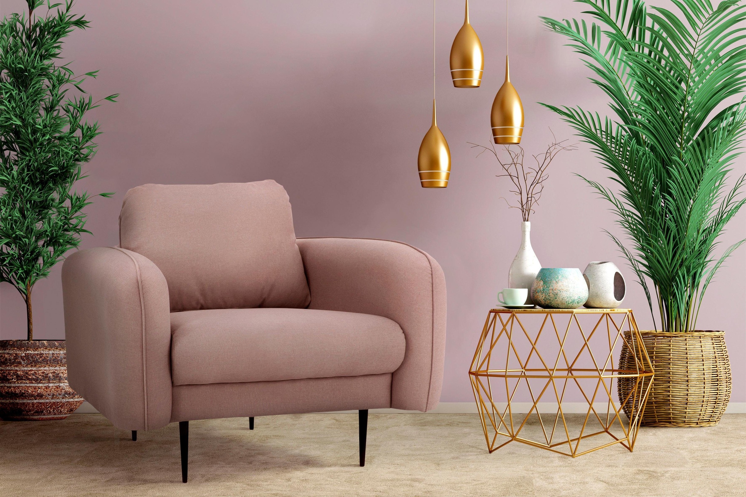 Image of Leonique Sessel »Skidi«, mit losem Rückenkissen und Keder oben auf der Armlehne bei Ackermann Versand Schweiz