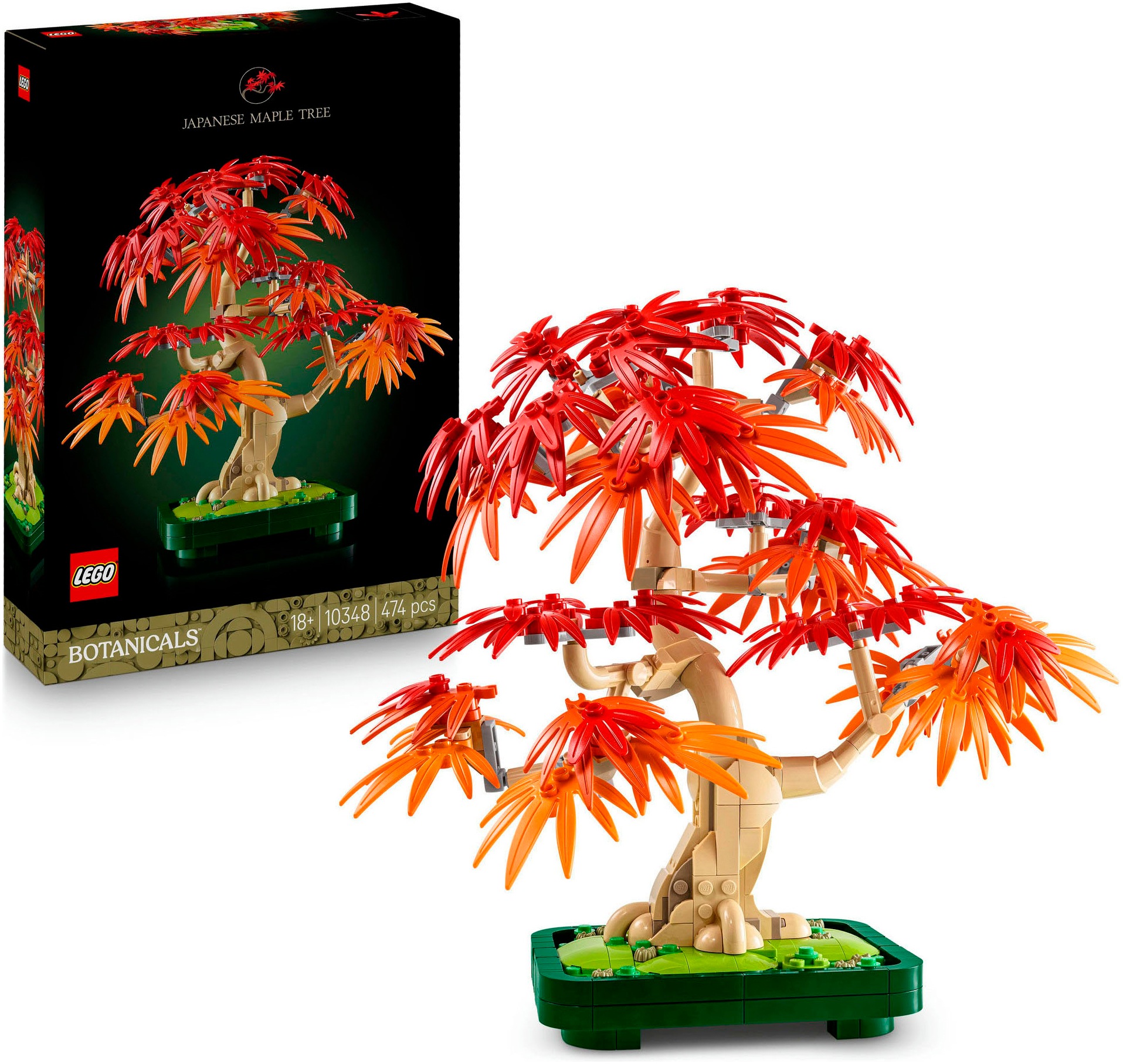 Image of LEGO Konstruktionsspielsteine "Japanischer Roter Ahorn – Bonsai-Baum (10348), LEGO Botanicals" Made in Europe